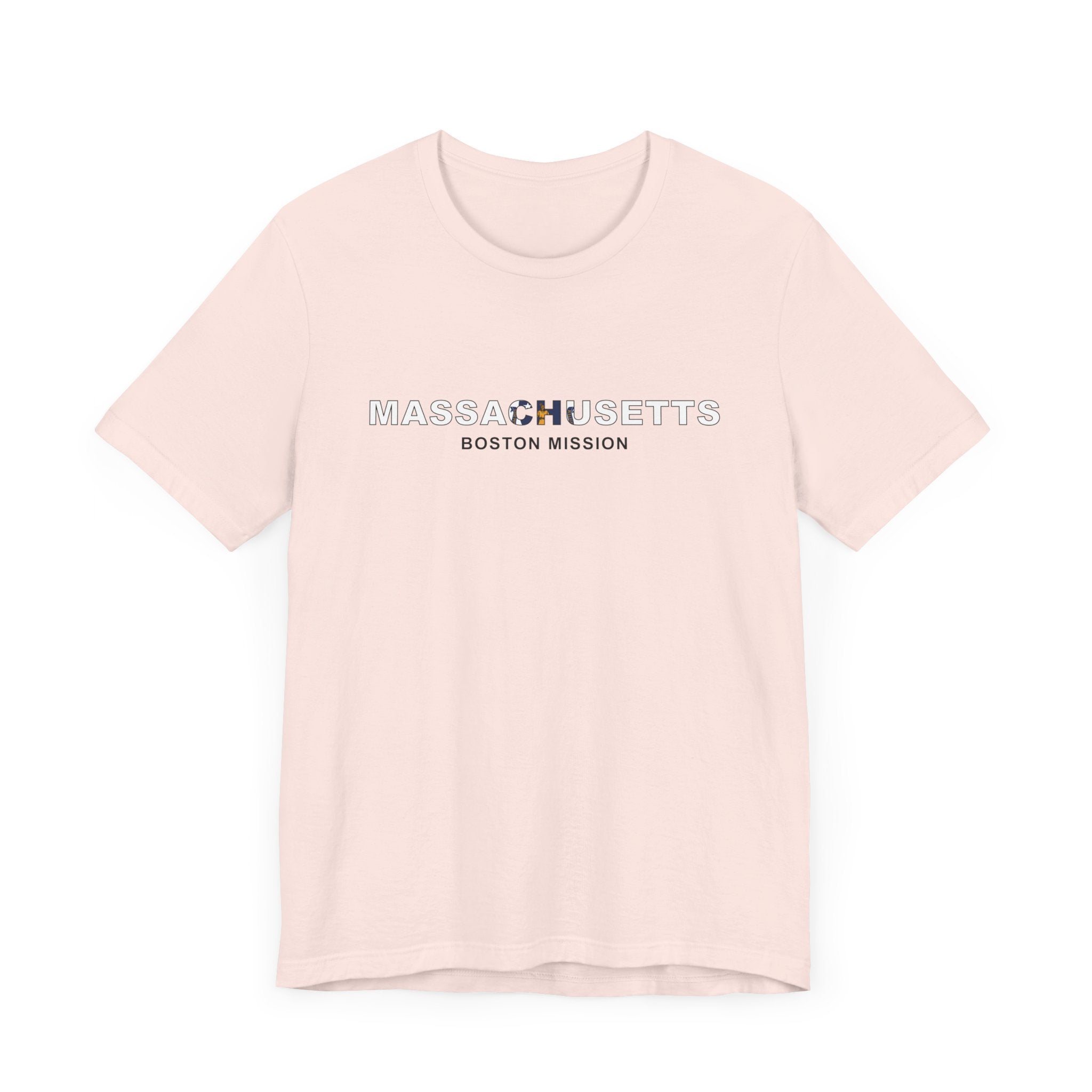 Massachusetts Boston Mission Flag Title T-shirt - Mission Wishlist - LDS Missionary Gift Store