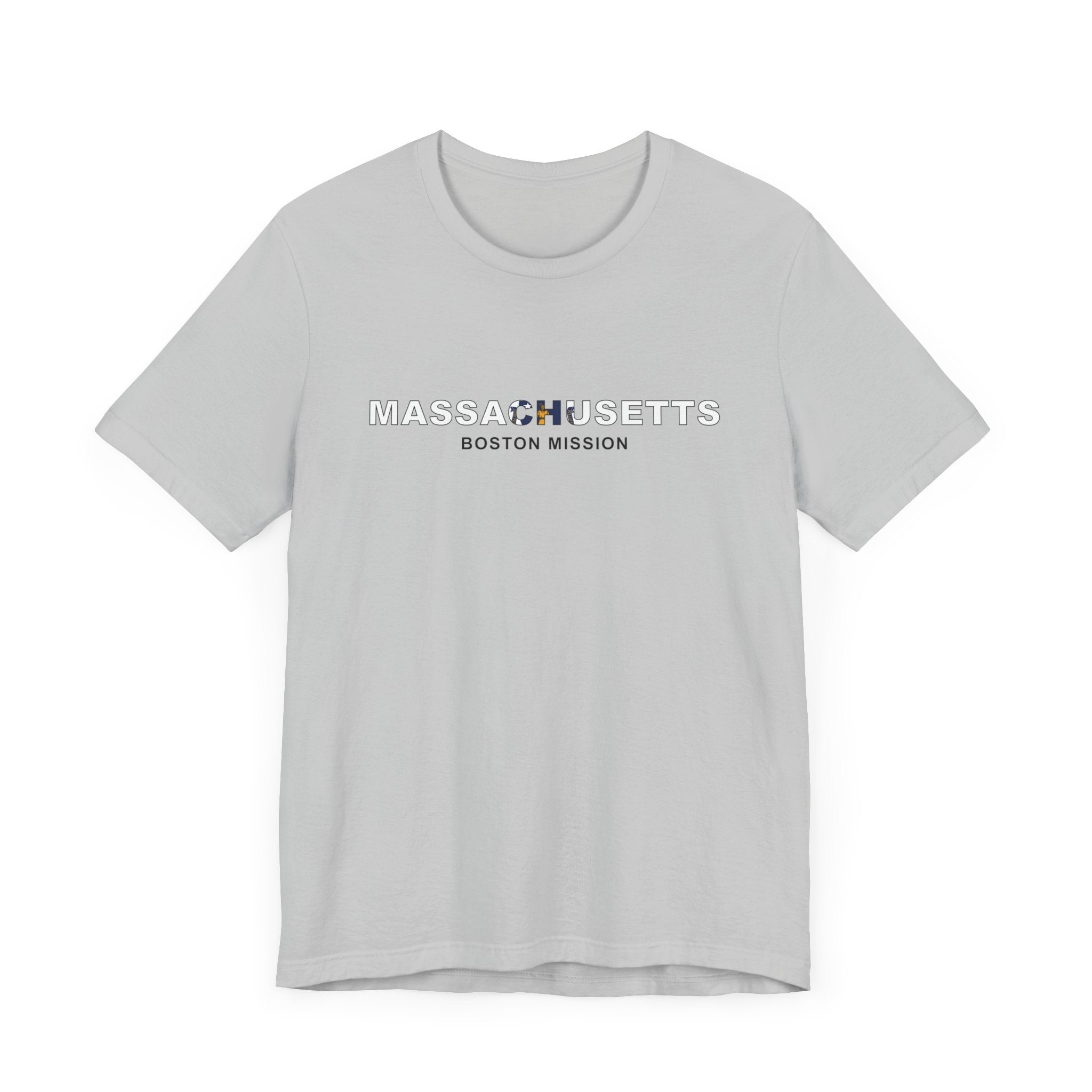 Massachusetts Boston Mission Flag Title T-shirt - Mission Wishlist - LDS Missionary Gift Store