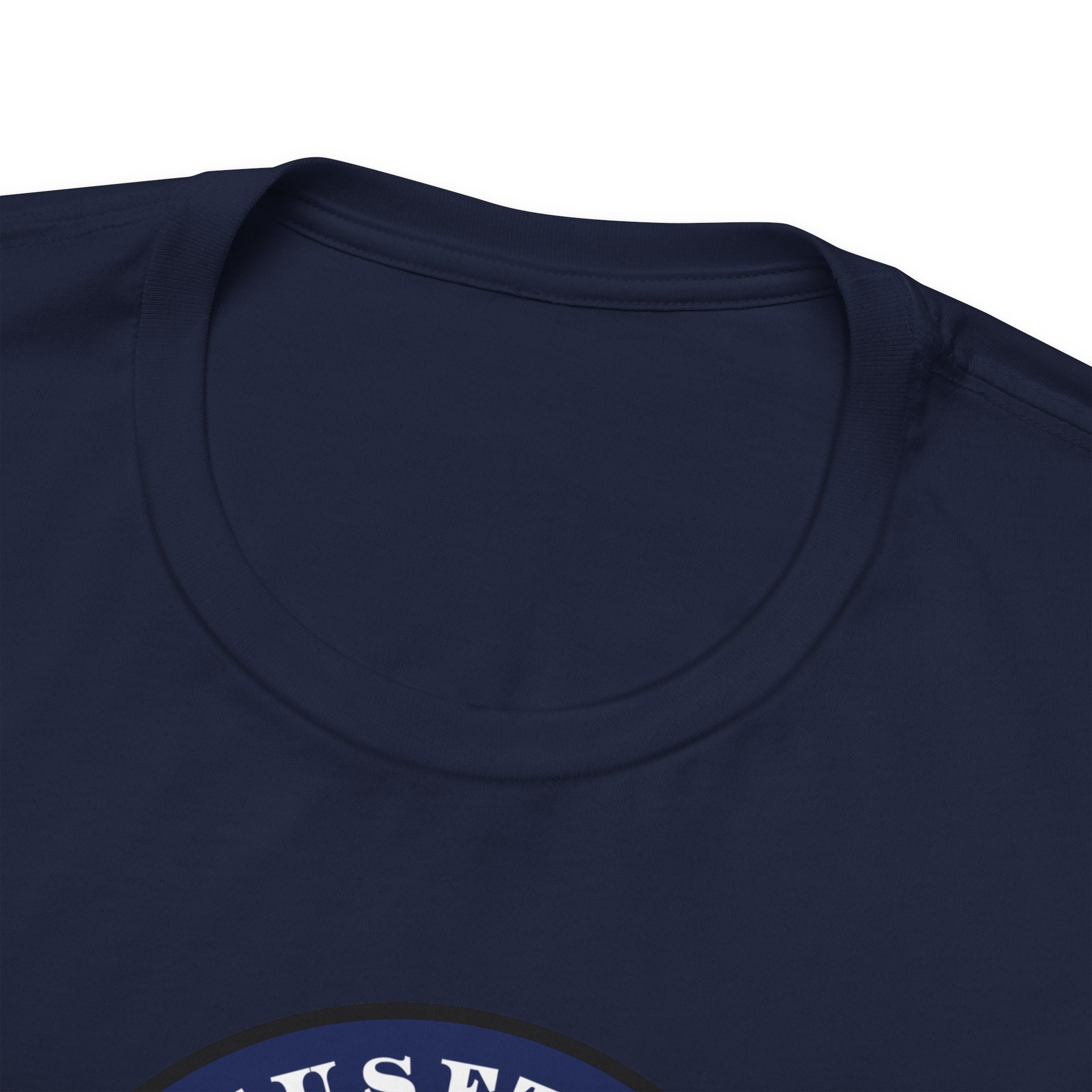 Massachusetts Boston Mission State Flag Logo (Black Border) T-shirt - Mission Wishlist - LDS Missionary Gift Store