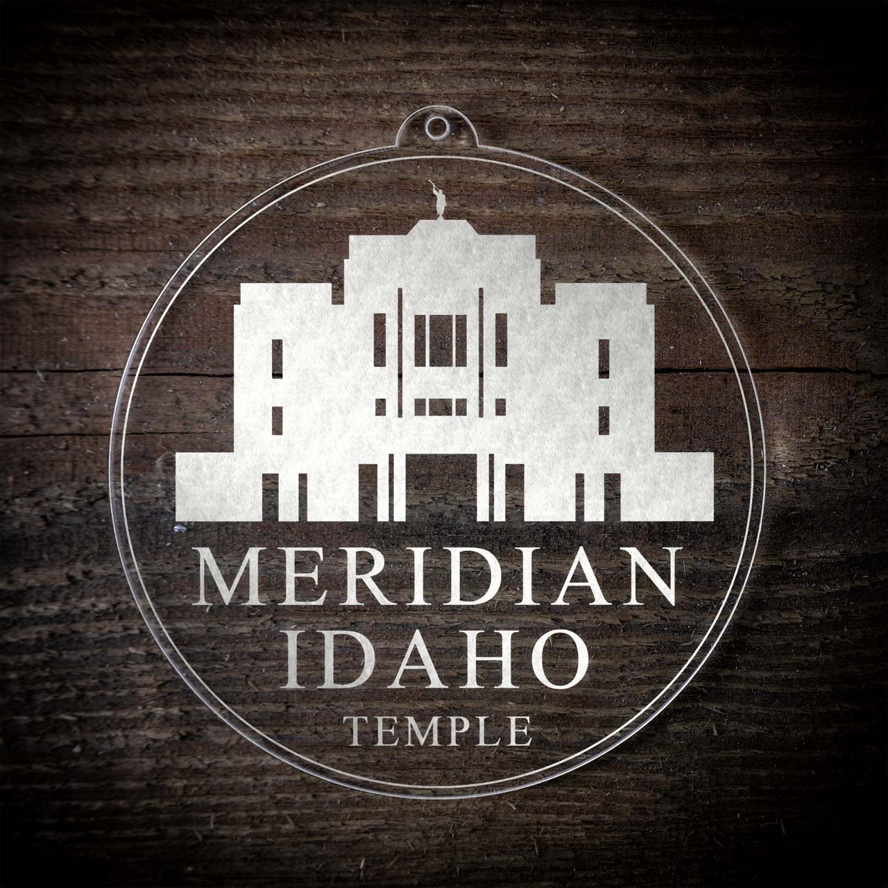 Meridian Idaho Temple Christmas Ornament - Latter-Day Saint LDS Missionary Gift - Book of Mormon