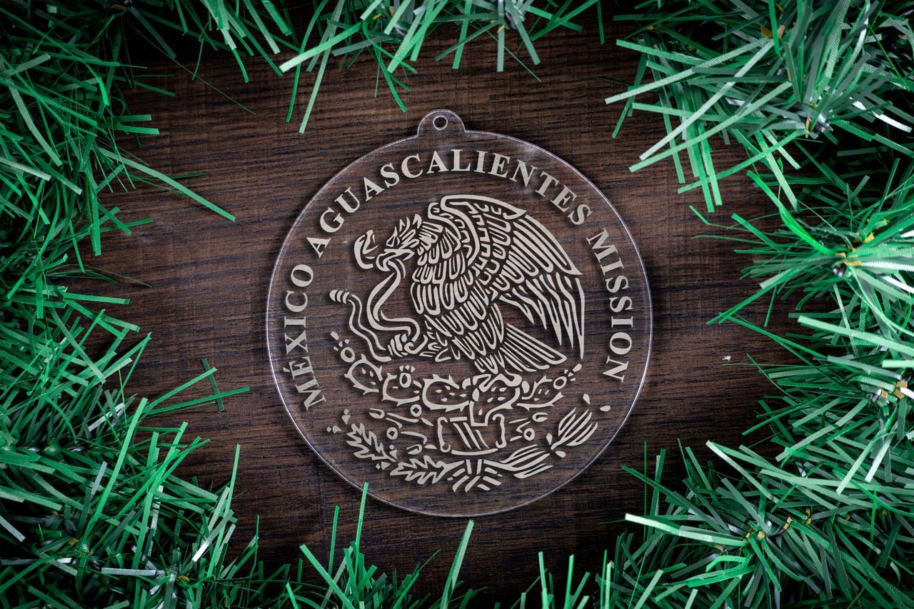 Mexico Aguascalientes Mission Christmas Ornament - Latter-Day Saint LDS Missionary Gift - Book of Mormon