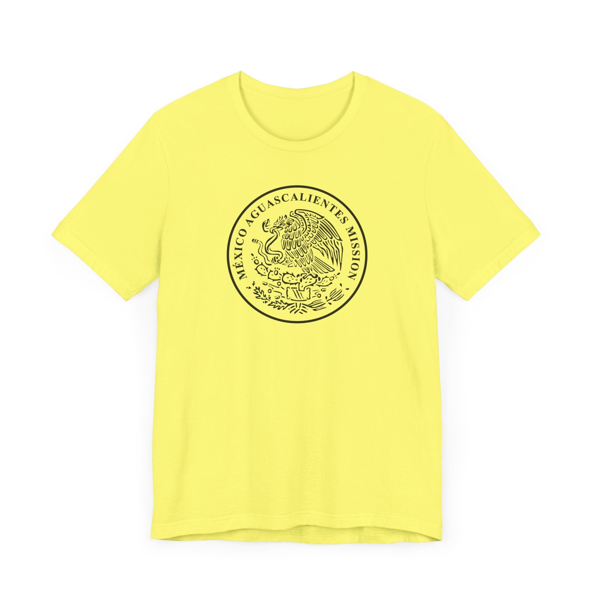 Mexico Aguascalientes Mission Circular Monochrome Logo T-Shirt - Mission Wishlist - LDS Missionary Gift Store