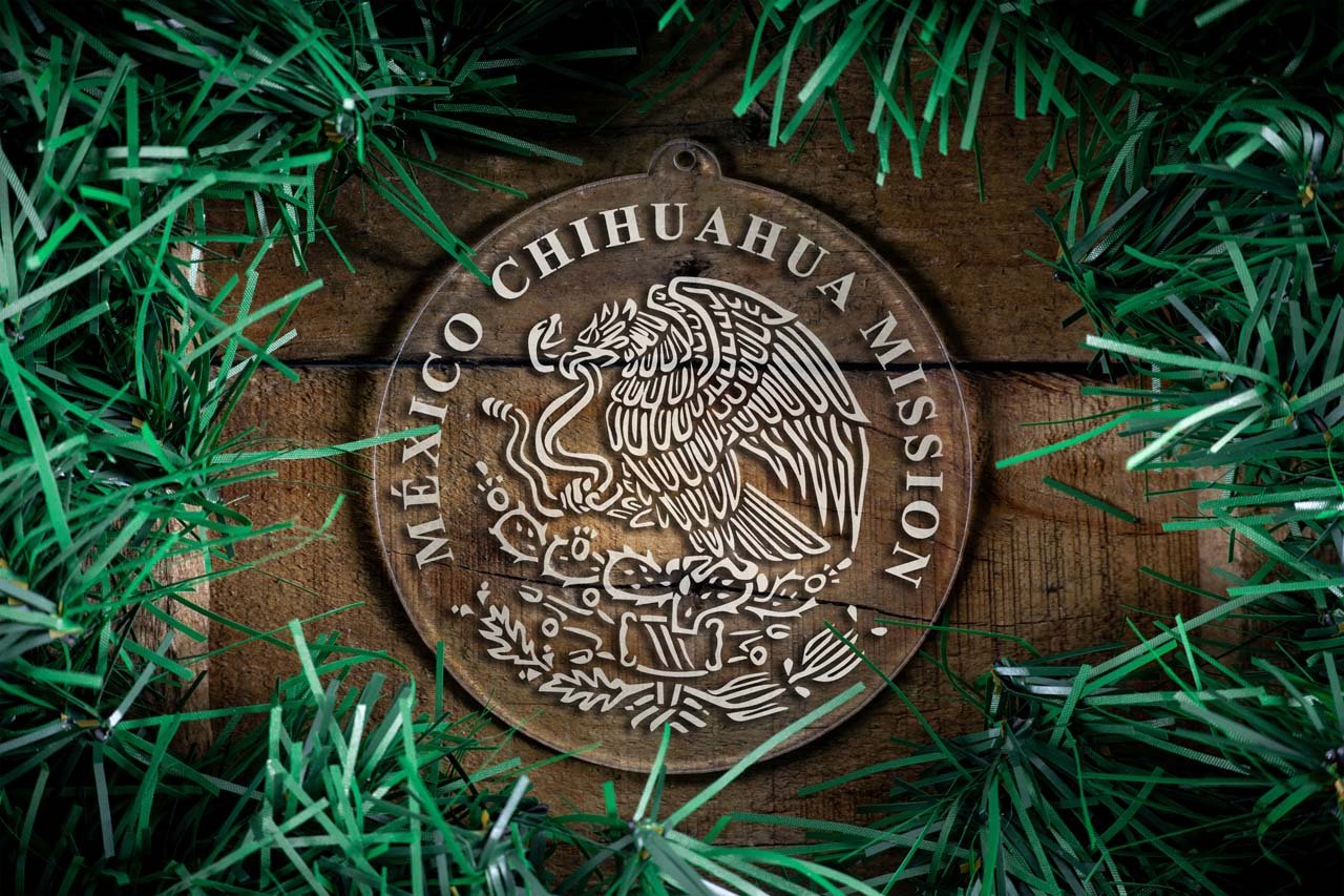 Mexico Chihuahua Mission Christmas Ornament - Latter-Day Saint LDS Missionary Gift - Book of Mormon