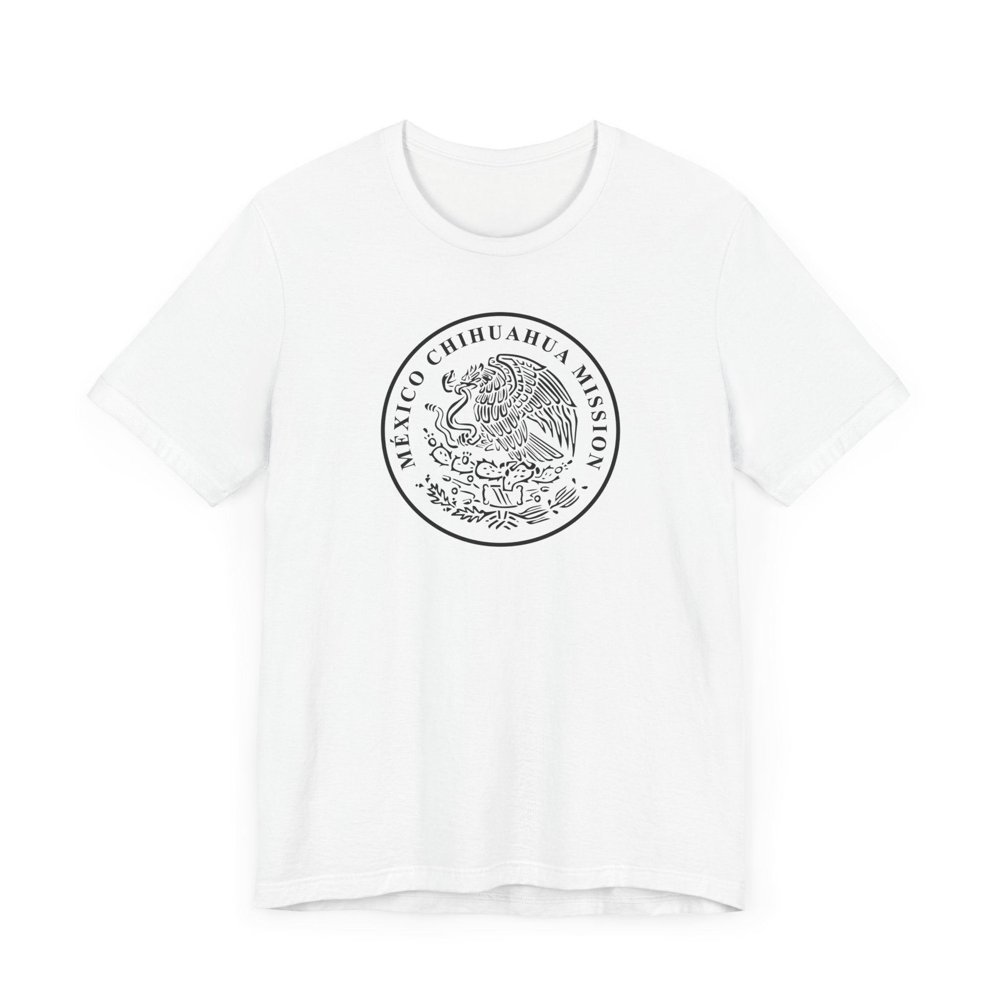 Mexico Chihuahua Mission Circular Monochrome Logo T-Shirt - Mission Wishlist - LDS Missionary Gift Store