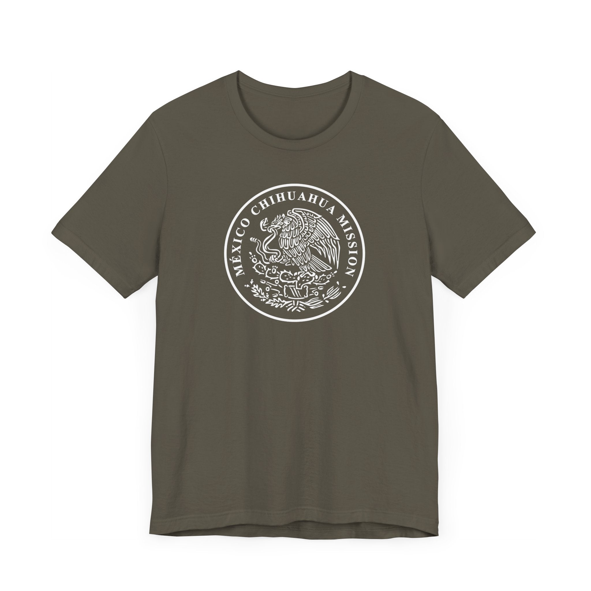 Mexico Chihuahua Mission Circular Monochrome Logo T-Shirt - Mission Wishlist - LDS Missionary Gift Store