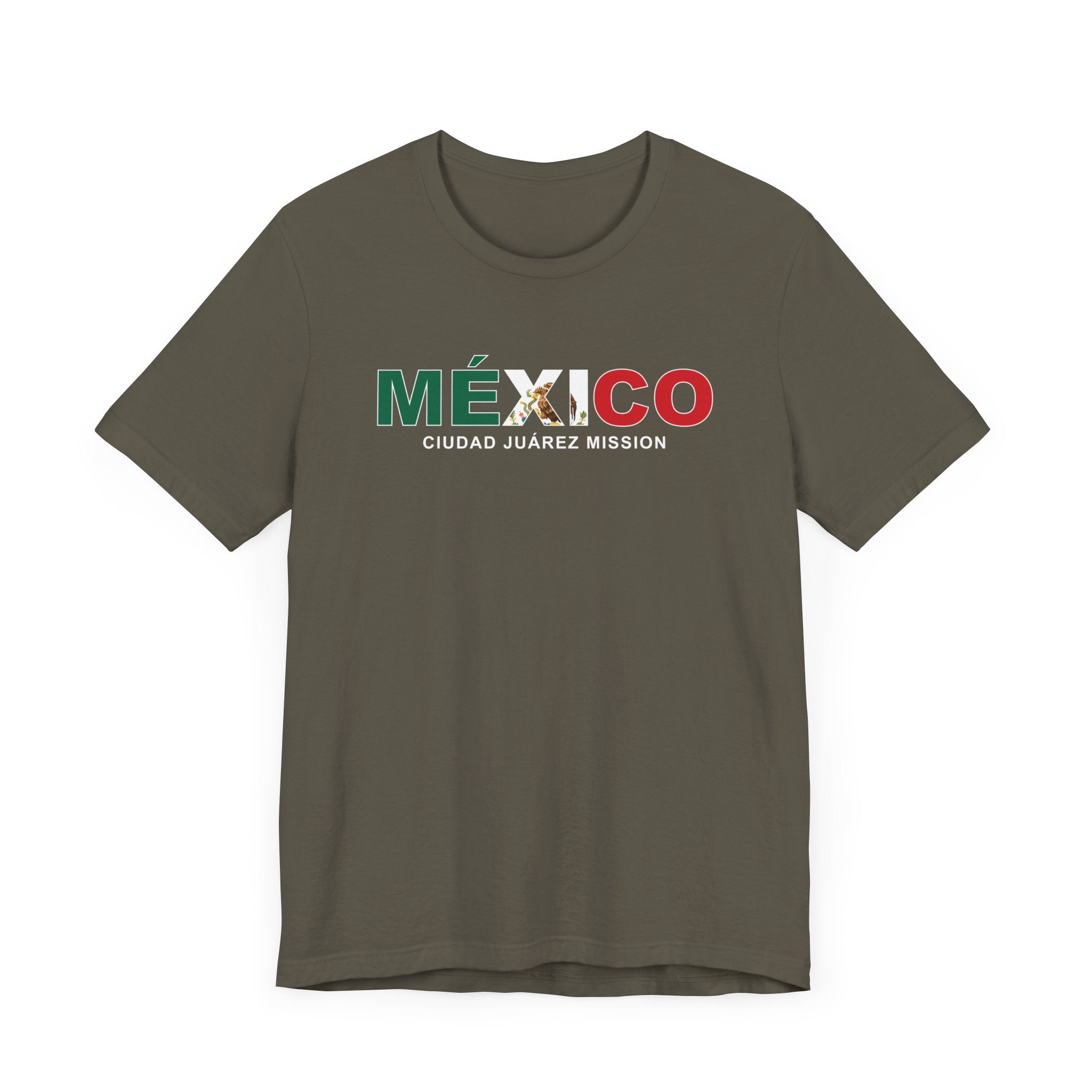 Mexico Ciudad Juarez Mission Flag Title T-shirt - Mission Wishlist - LDS Missionary Gift Store