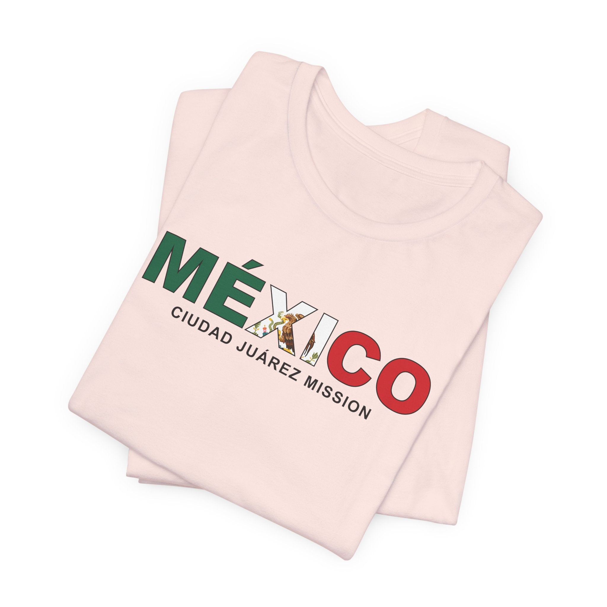 Mexico Ciudad Juarez Mission Flag Title T-shirt - Mission Wishlist - LDS Missionary Gift Store