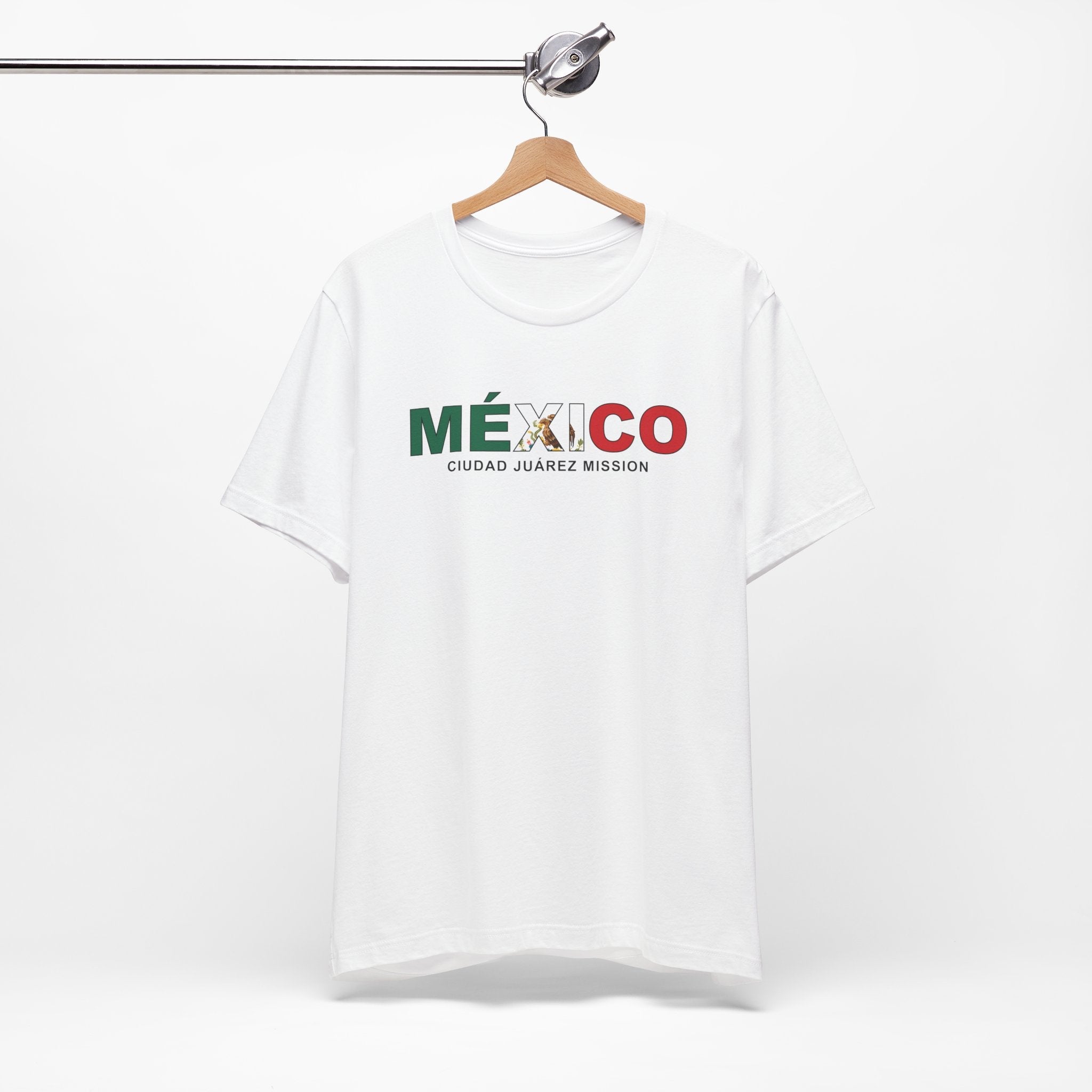Mexico Ciudad Juarez Mission Flag Title T-shirt - Mission Wishlist - LDS Missionary Gift Store