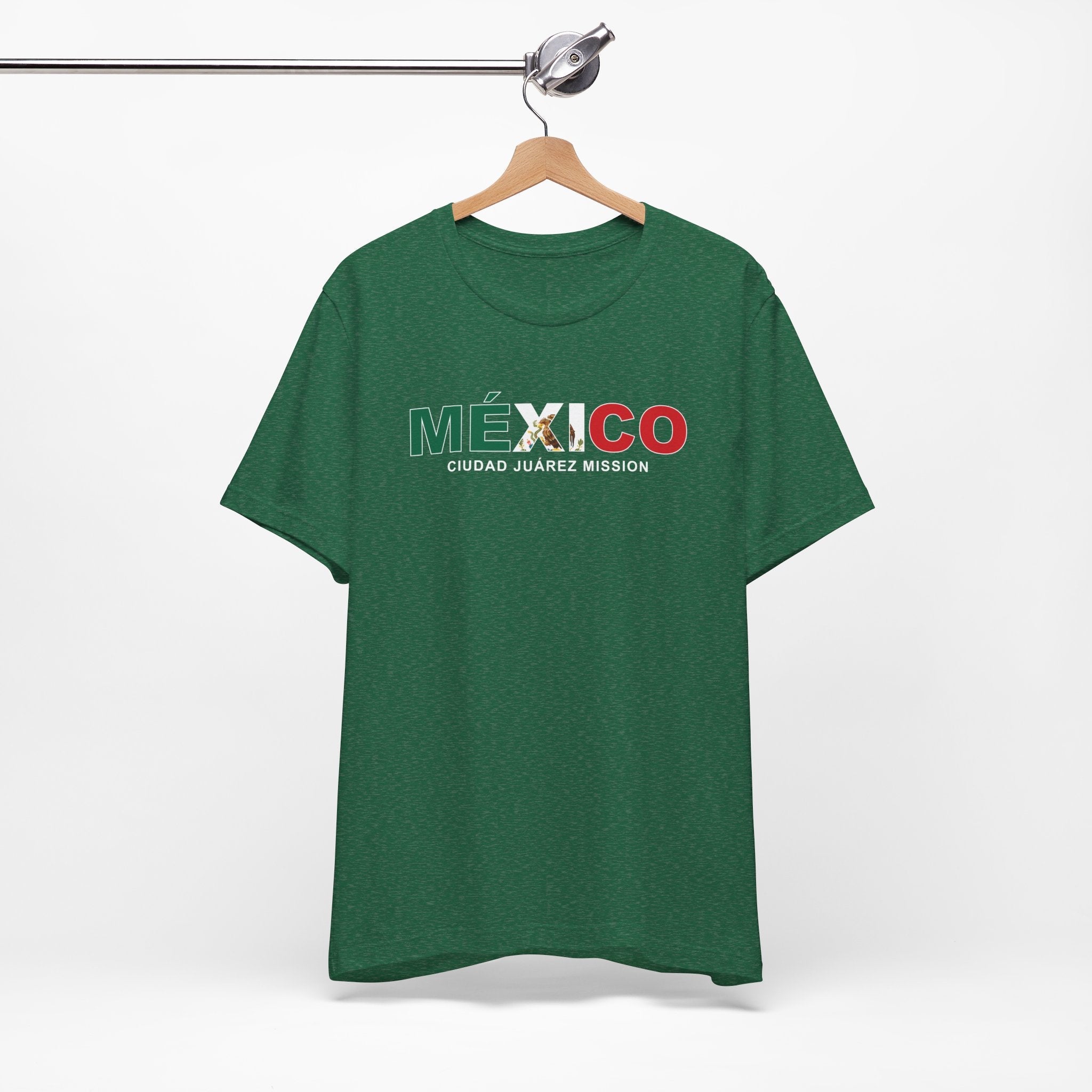 Mexico Ciudad Juarez Mission Flag Title T-shirt - Mission Wishlist - LDS Missionary Gift Store