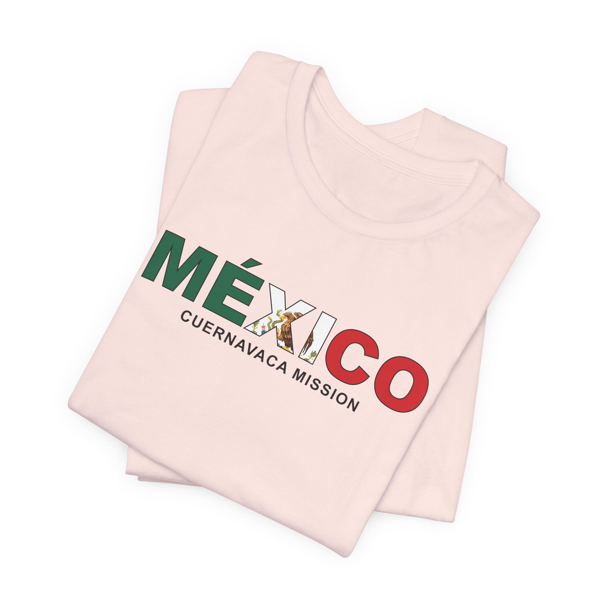 Mexico Cuernavaca Mission Flag Title T-shirt - Mission Wishlist - LDS Missionary Gift Store