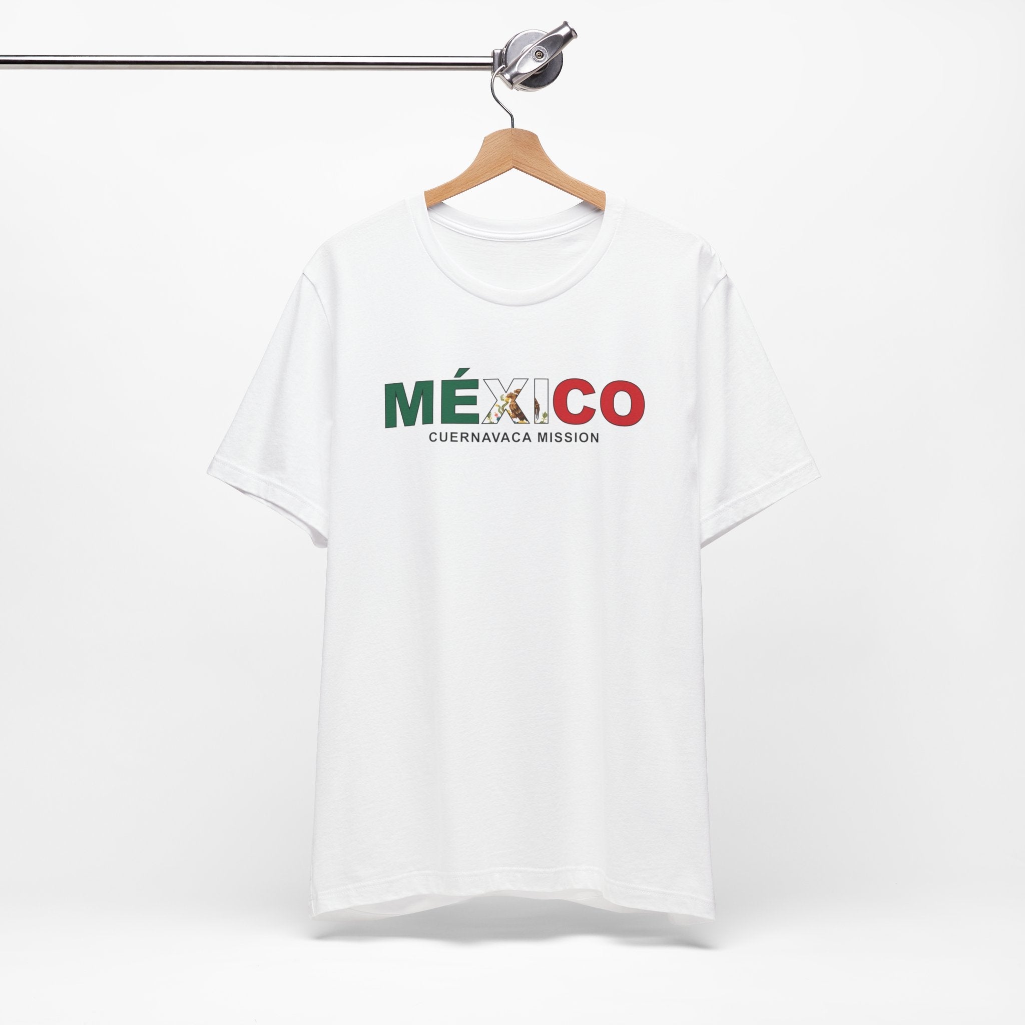 Mexico Cuernavaca Mission Flag Title T-shirt - Mission Wishlist - LDS Missionary Gift Store