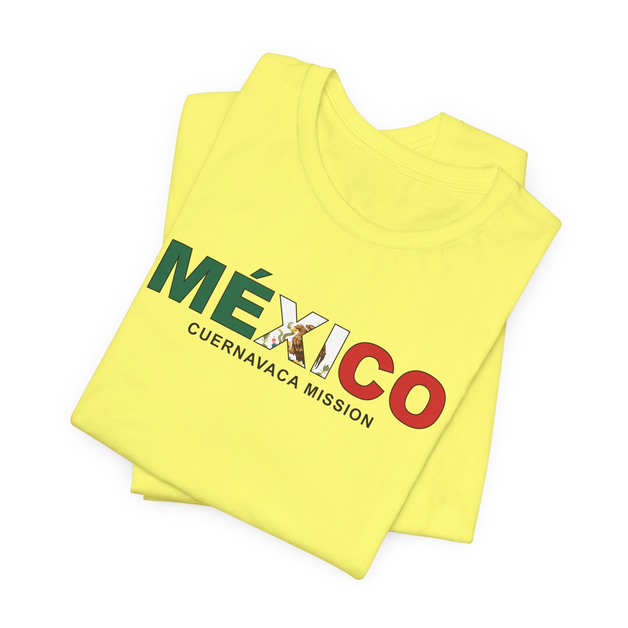Mexico Cuernavaca Mission Flag Title T-shirt - Mission Wishlist - LDS Missionary Gift Store