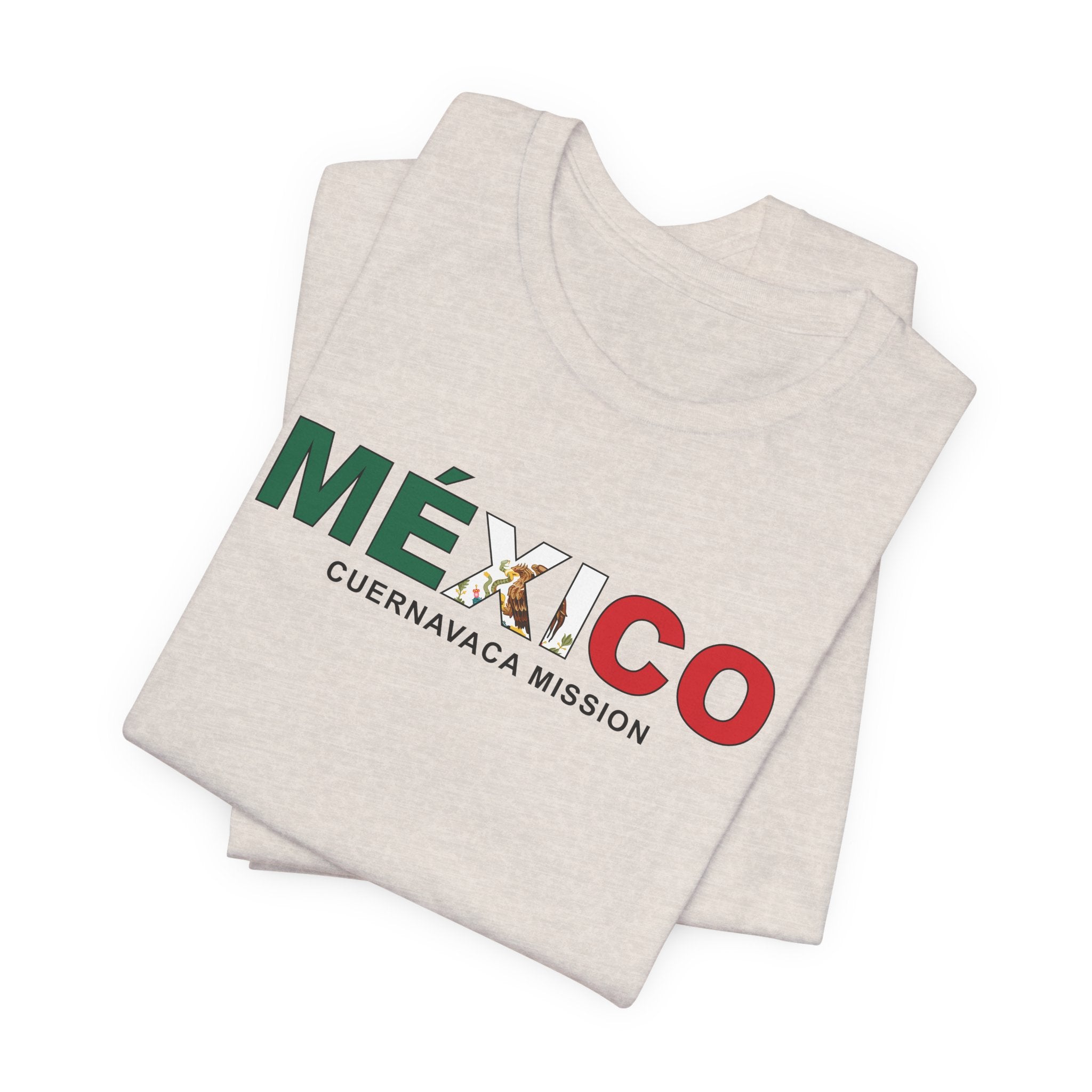 Mexico Cuernavaca Mission Flag Title T-shirt - Mission Wishlist - LDS Missionary Gift Store