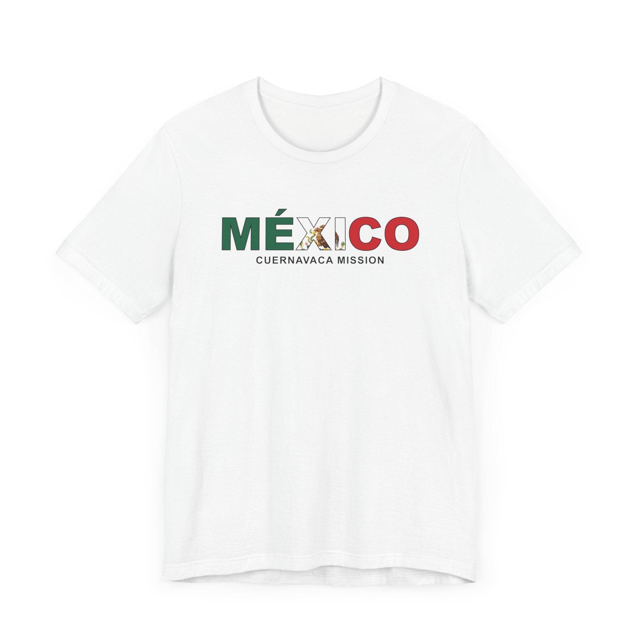 Mexico Cuernavaca Mission Flag Title T-shirt - Mission Wishlist - LDS Missionary Gift Store