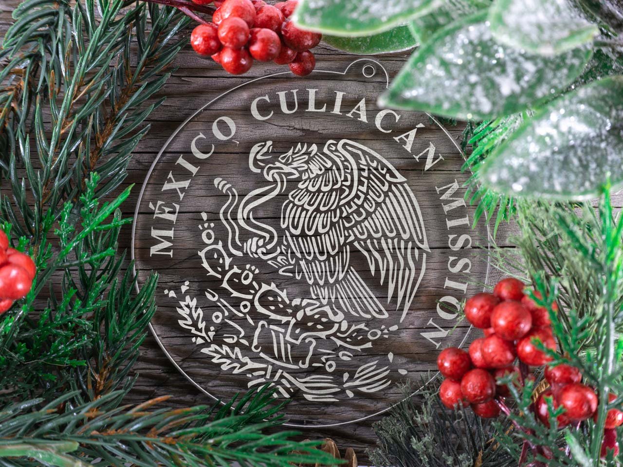 Mexico Culiacan Mission Christmas Ornament - Latter-Day Saint LDS Missionary Gift - Book of Mormon