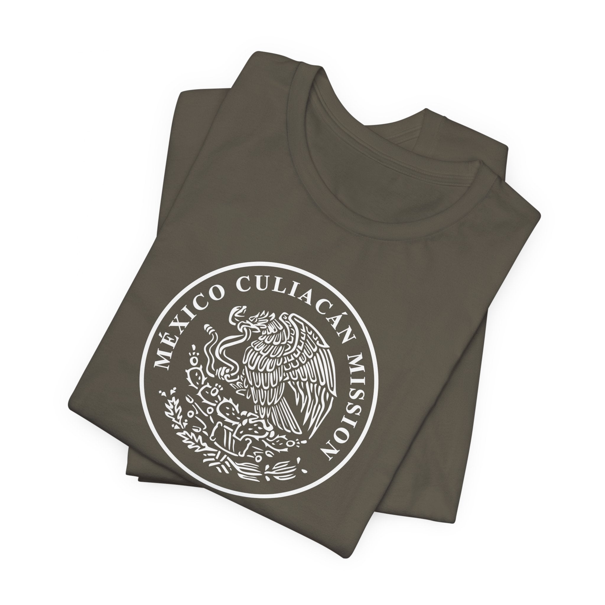 Mexico Culiacan Mission Circular Monochrome Logo T-Shirt - Mission Wishlist - LDS Missionary Gift Store