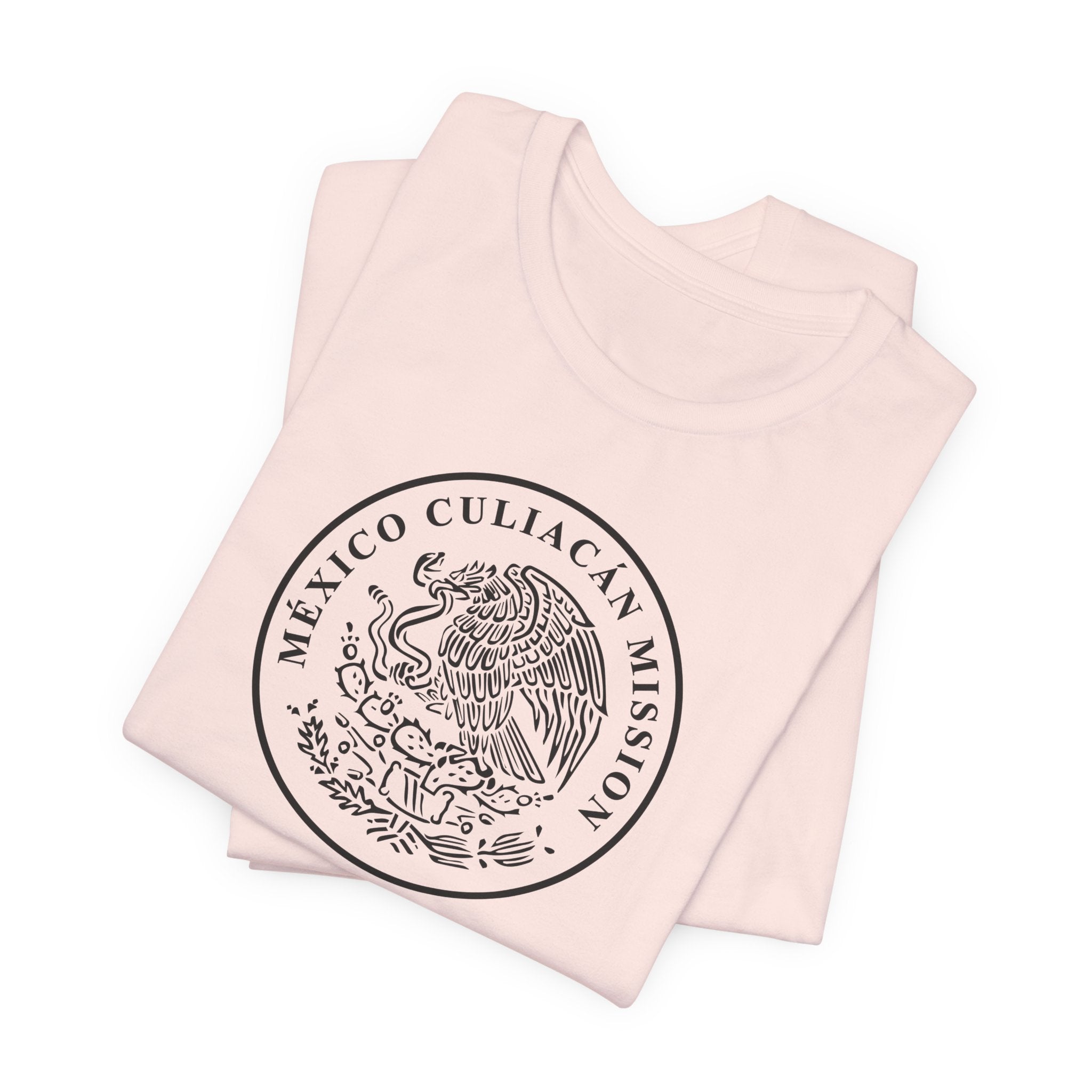 Mexico Culiacan Mission Circular Monochrome Logo T-Shirt - Mission Wishlist - LDS Missionary Gift Store
