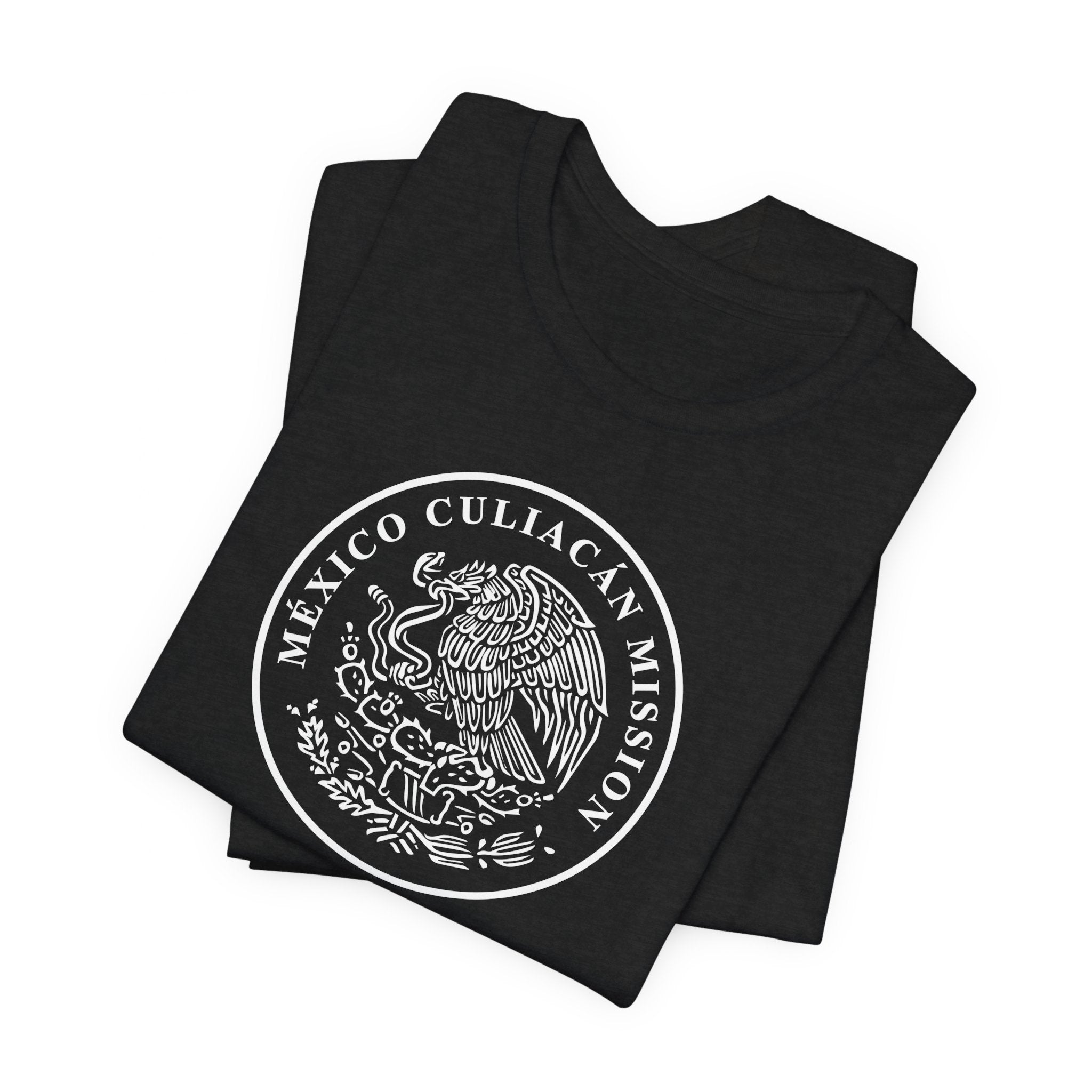 Mexico Culiacan Mission Circular Monochrome Logo T-Shirt - Mission Wishlist - LDS Missionary Gift Store