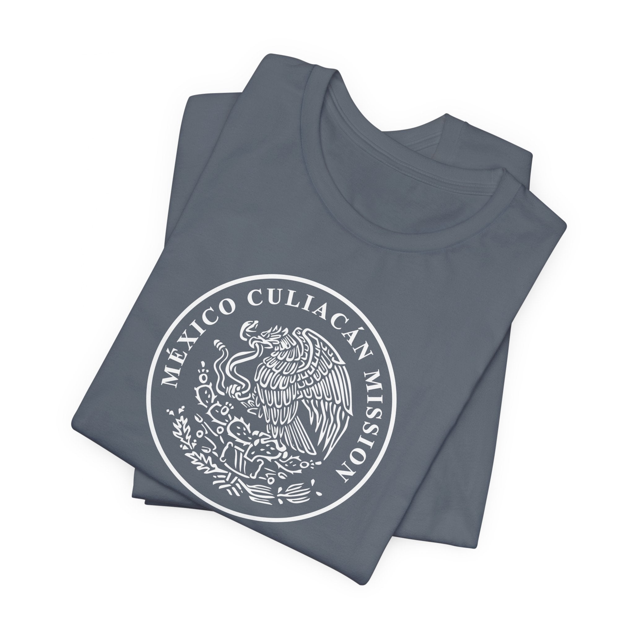 Mexico Culiacan Mission Circular Monochrome Logo T-Shirt - Mission Wishlist - LDS Missionary Gift Store