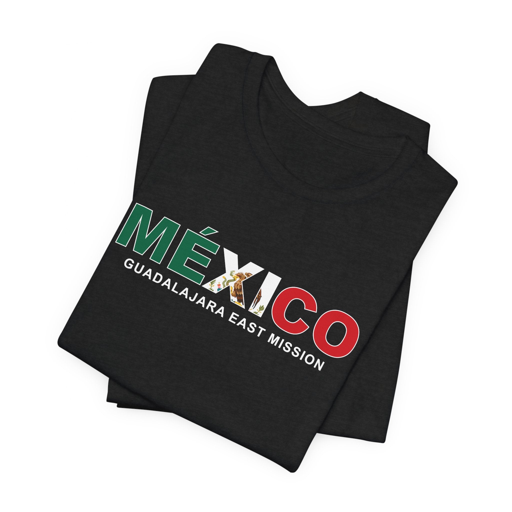 Mexico Guadalajara East Mission Flag Title T-shirt - Latter-Day Saint LDS Missionary Gift - Book of Mormon