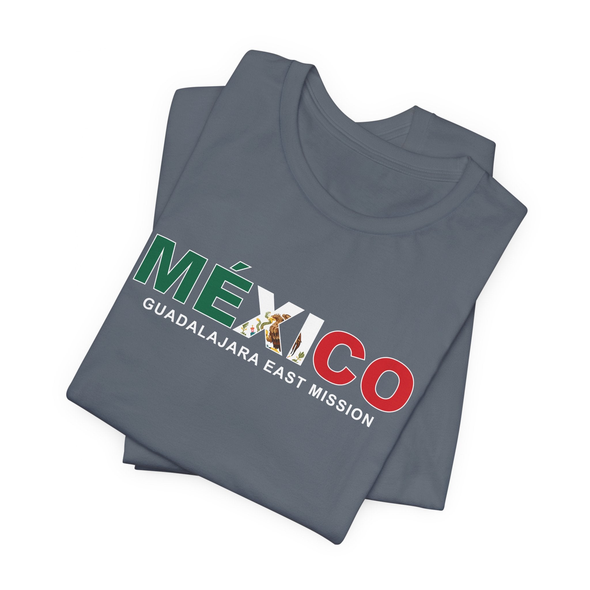 Mexico Guadalajara East Mission Flag Title T-shirt - Latter-Day Saint LDS Missionary Gift - Book of Mormon