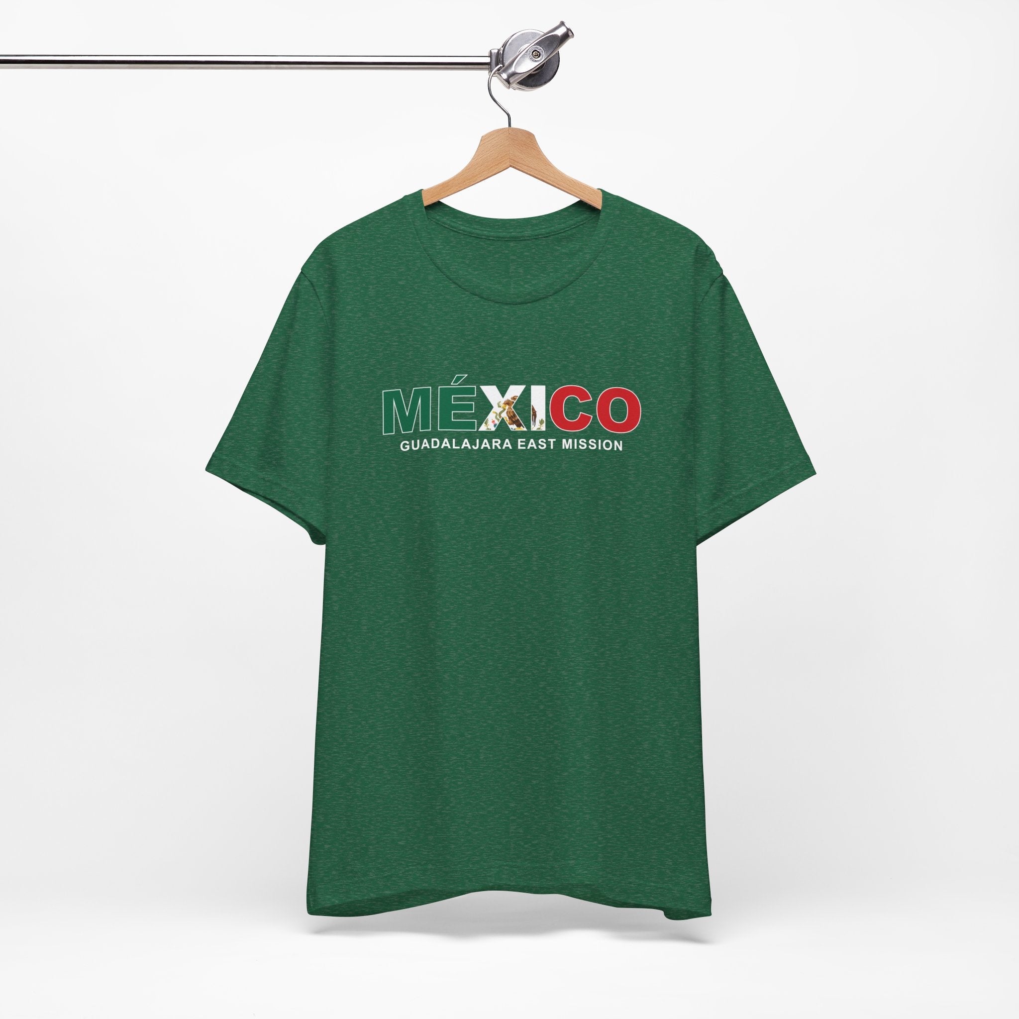 Mexico Guadalajara East Mission Flag Title T-shirt - Latter-Day Saint LDS Missionary Gift - Book of Mormon