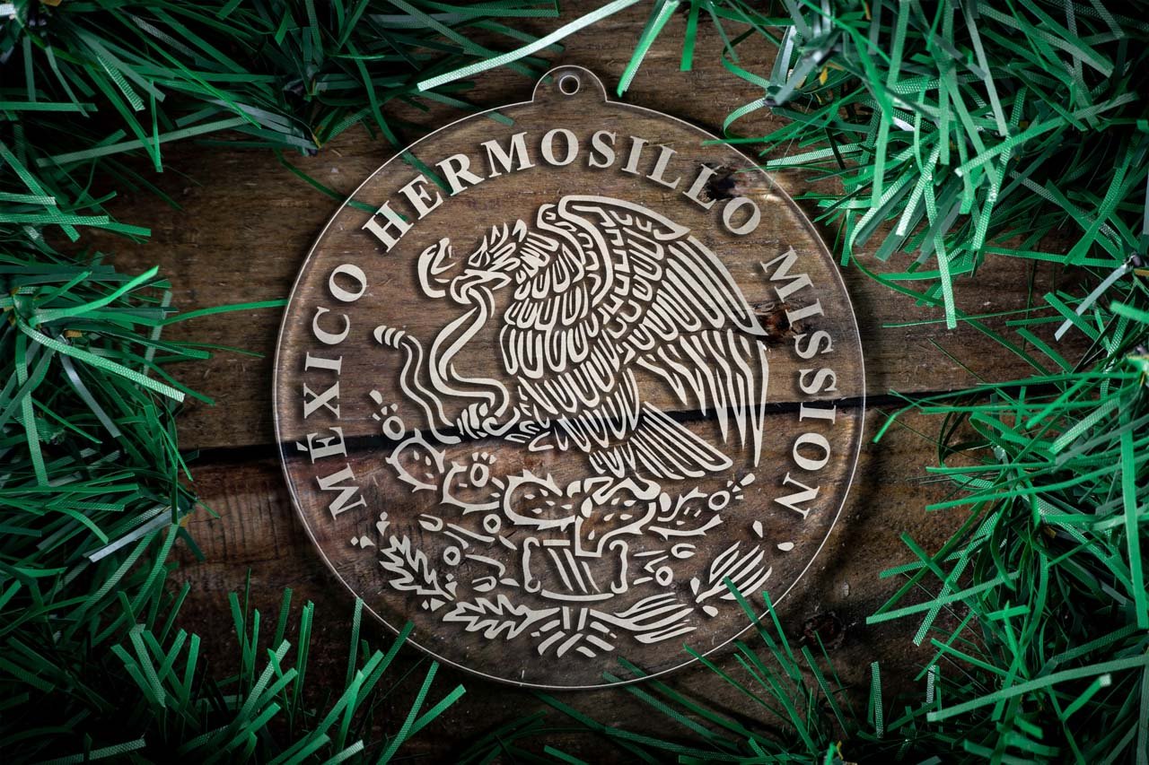 Mexico Hermosillo Mission Christmas Ornament - Latter-Day Saint LDS Missionary Gift - Book of Mormon