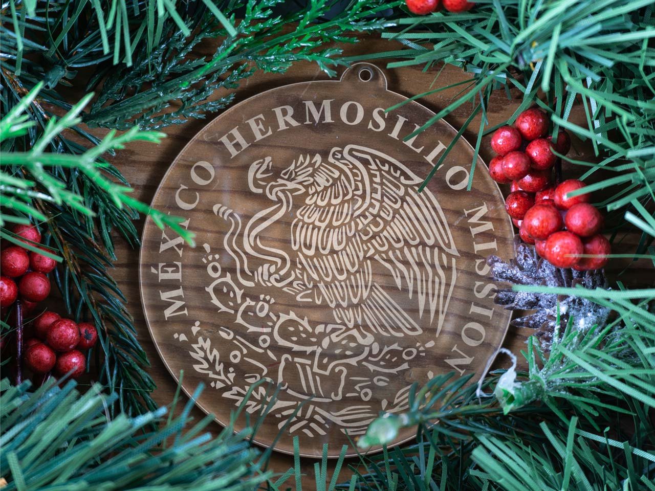 Mexico Hermosillo Mission Christmas Ornament - Latter-Day Saint LDS Missionary Gift - Book of Mormon