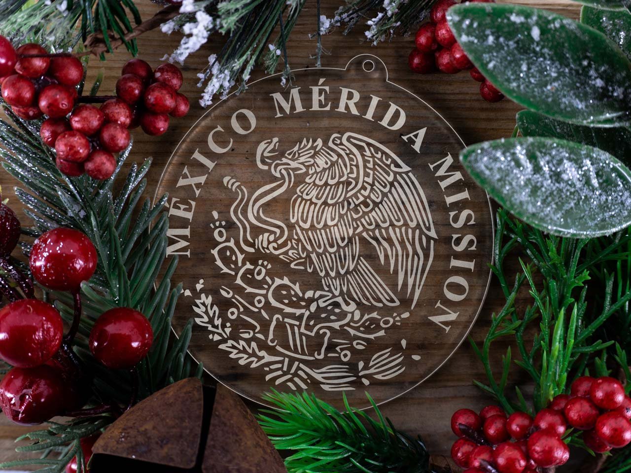 Mexico Merida Mission Christmas Ornament - Latter-Day Saint LDS Missionary Gift - Book of Mormon