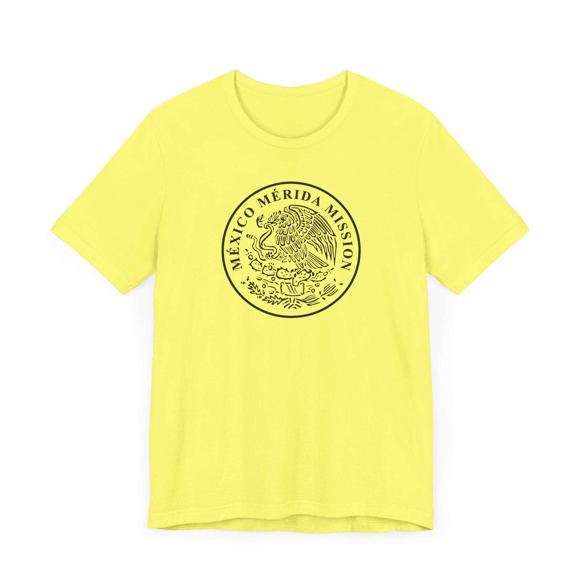 Mexico Merida Mission Circular Monochrome Logo T-Shirt - Mission Wishlist - LDS Missionary Gift Store