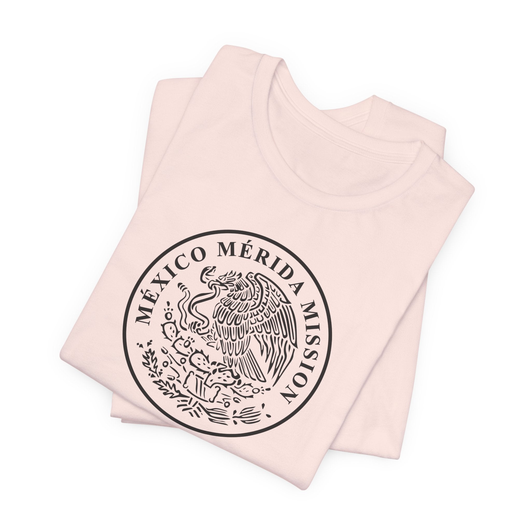 Mexico Merida Mission Circular Monochrome Logo T-Shirt - Mission Wishlist - LDS Missionary Gift Store