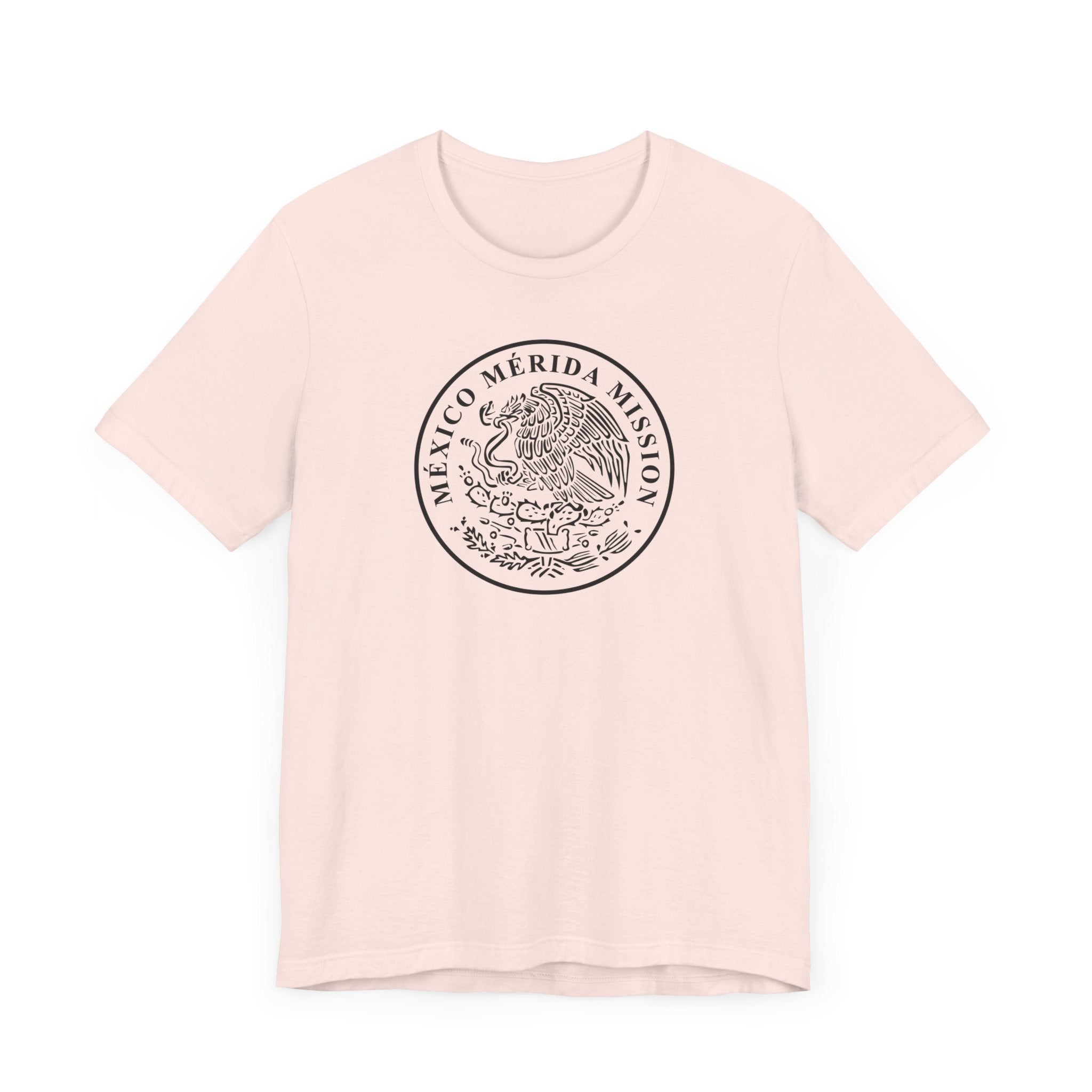 Mexico Merida Mission Circular Monochrome Logo T-Shirt - Mission Wishlist - LDS Missionary Gift Store