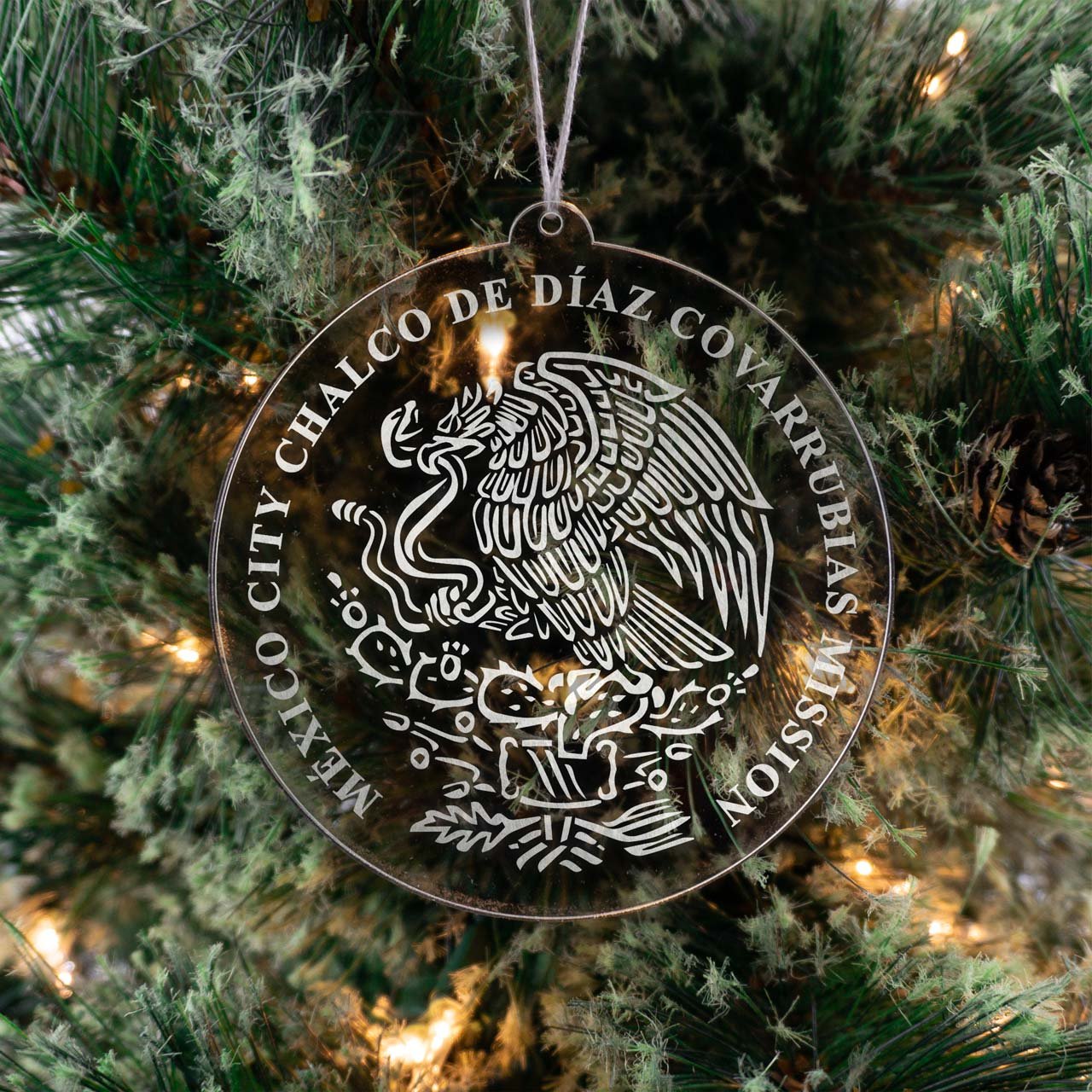 Mexico Mexico City Chalco de Diaz Covarrubias Mission Christmas Ornament - Latter-Day Saint LDS Missionary Gift - Book of Mormon