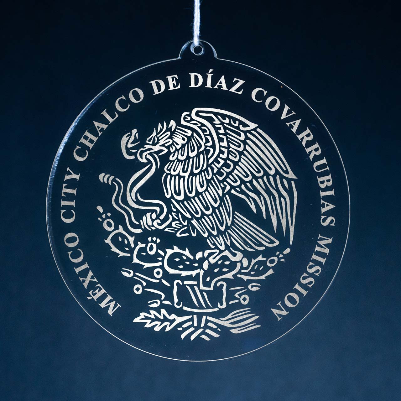 Mexico Mexico City Chalco de Diaz Covarrubias Mission Christmas Ornament - Latter-Day Saint LDS Missionary Gift - Book of Mormon