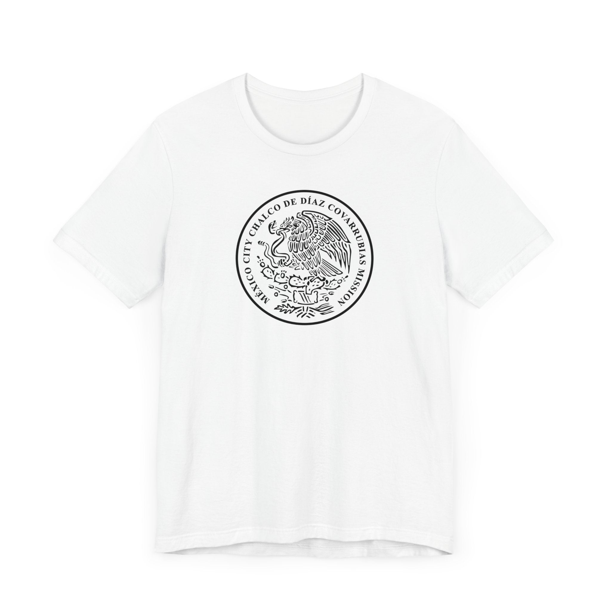 Mexico Mexico City Chalcos Mission Circular Monochrome Logo T-Shirt - Mission Wishlist - LDS Missionary Gift Store