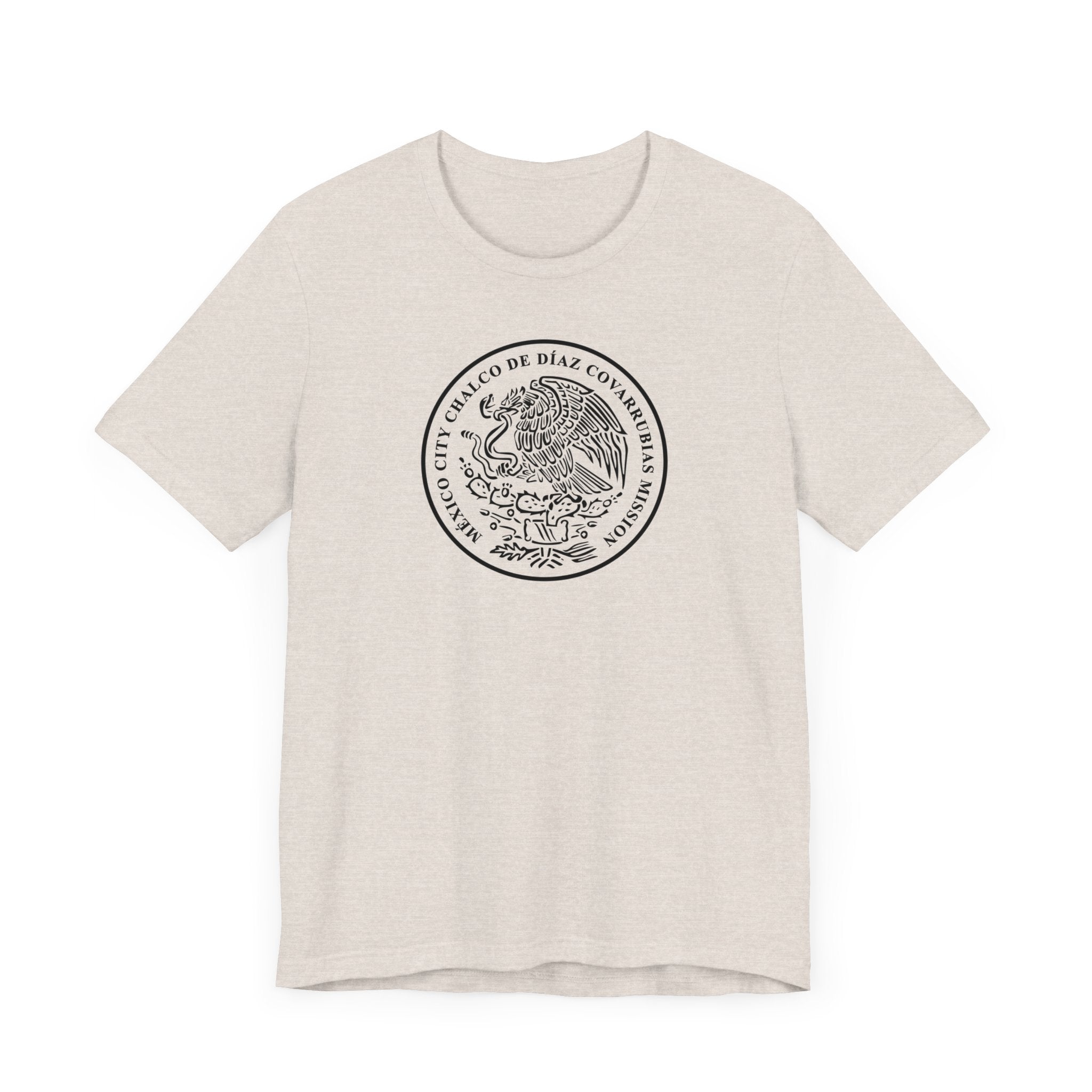 Mexico Mexico City Chalcos Mission Circular Monochrome Logo T-Shirt - Mission Wishlist - LDS Missionary Gift Store