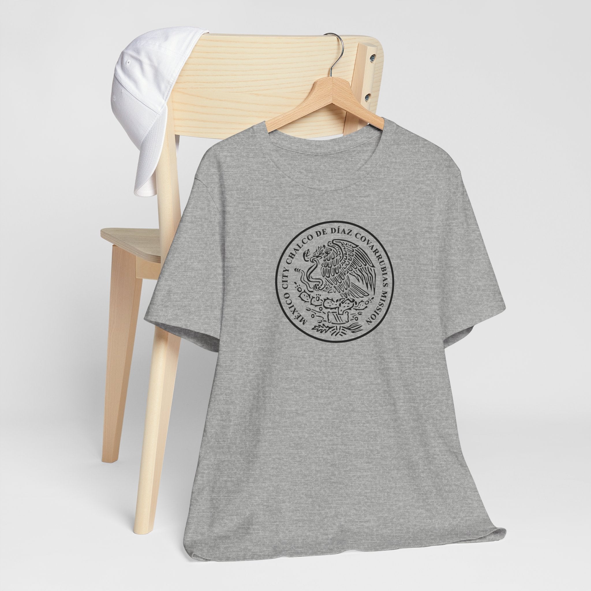 Mexico Mexico City Chalcos Mission Circular Monochrome Logo T-Shirt - Mission Wishlist - LDS Missionary Gift Store