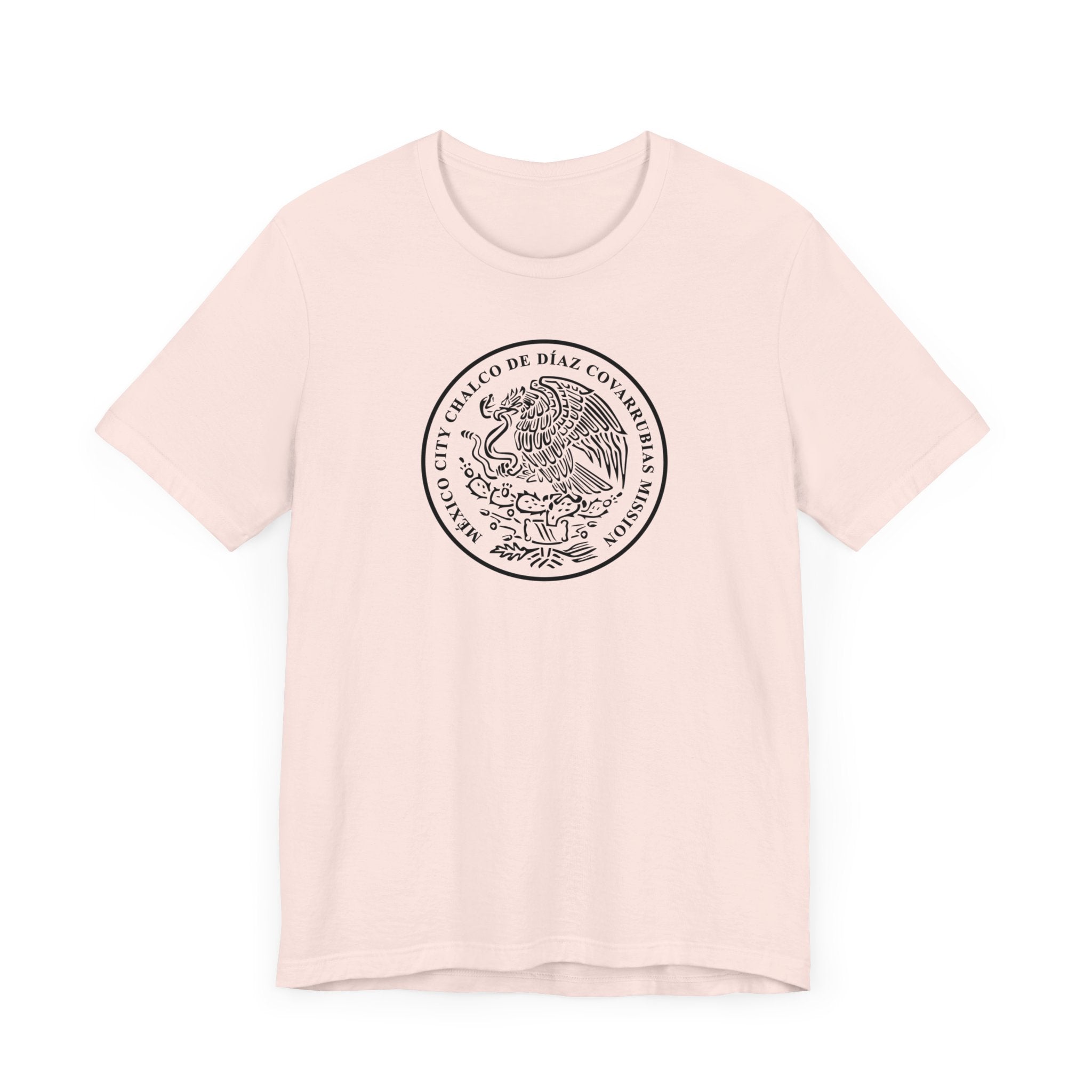 Mexico Mexico City Chalcos Mission Circular Monochrome Logo T-Shirt - Mission Wishlist - LDS Missionary Gift Store