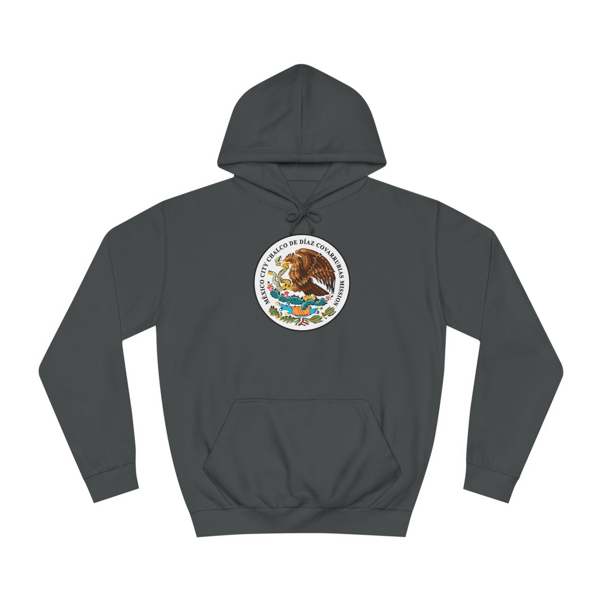 Mexico Mexico City Chalcos Mission Flag Logo (White Border) College Hoodie - Mission Wishlist - LDS Missionary Gift Store