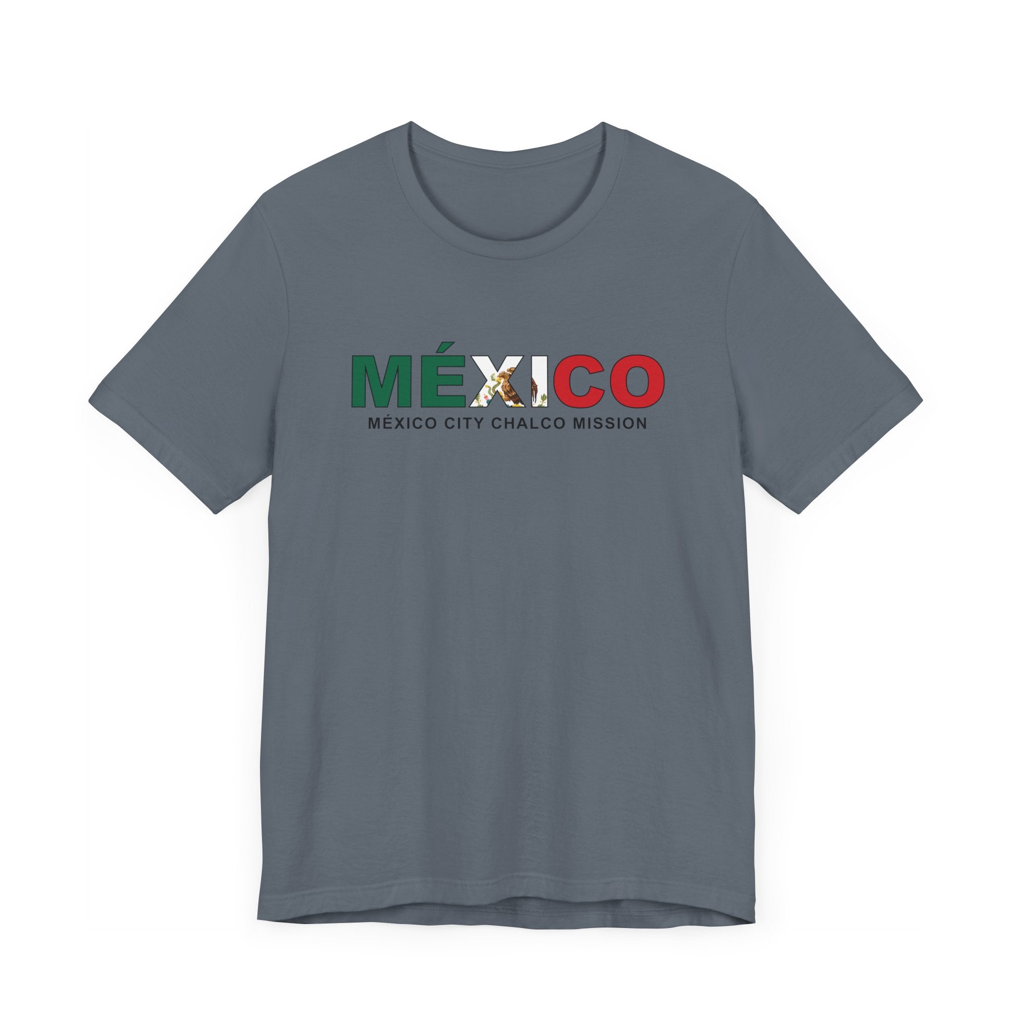 Mexico Mexico City Chalcos Mission Flag Title T-shirt - Mission Wishlist - LDS Missionary Gift Store
