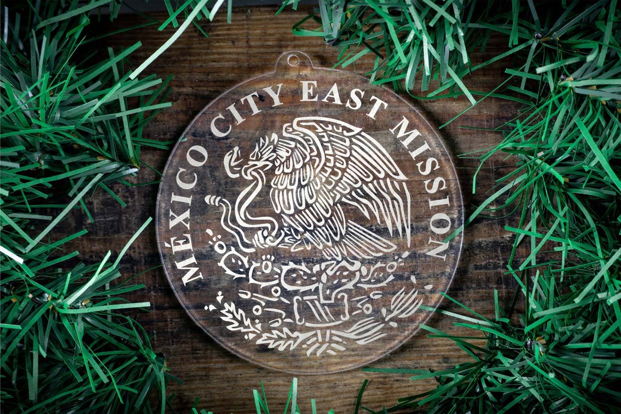 Mexico Mexico City East Mission Christmas Ornament - Latter-Day Saint LDS Missionary Gift - Book of Mormon