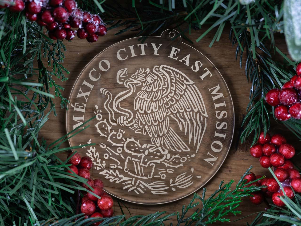 Mexico Mexico City East Mission Christmas Ornament - Latter-Day Saint LDS Missionary Gift - Book of Mormon