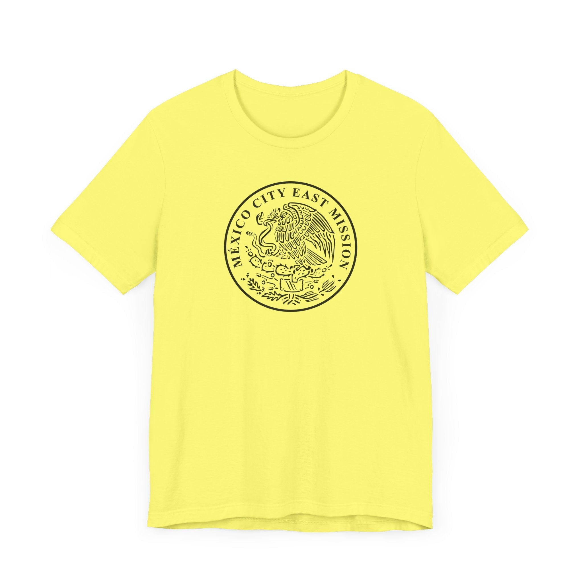 Mexico Mexico City East Mission Circular Monochrome Logo T-Shirt - Latter-Day Saint LDS Missionary Gift - Book of Mormon