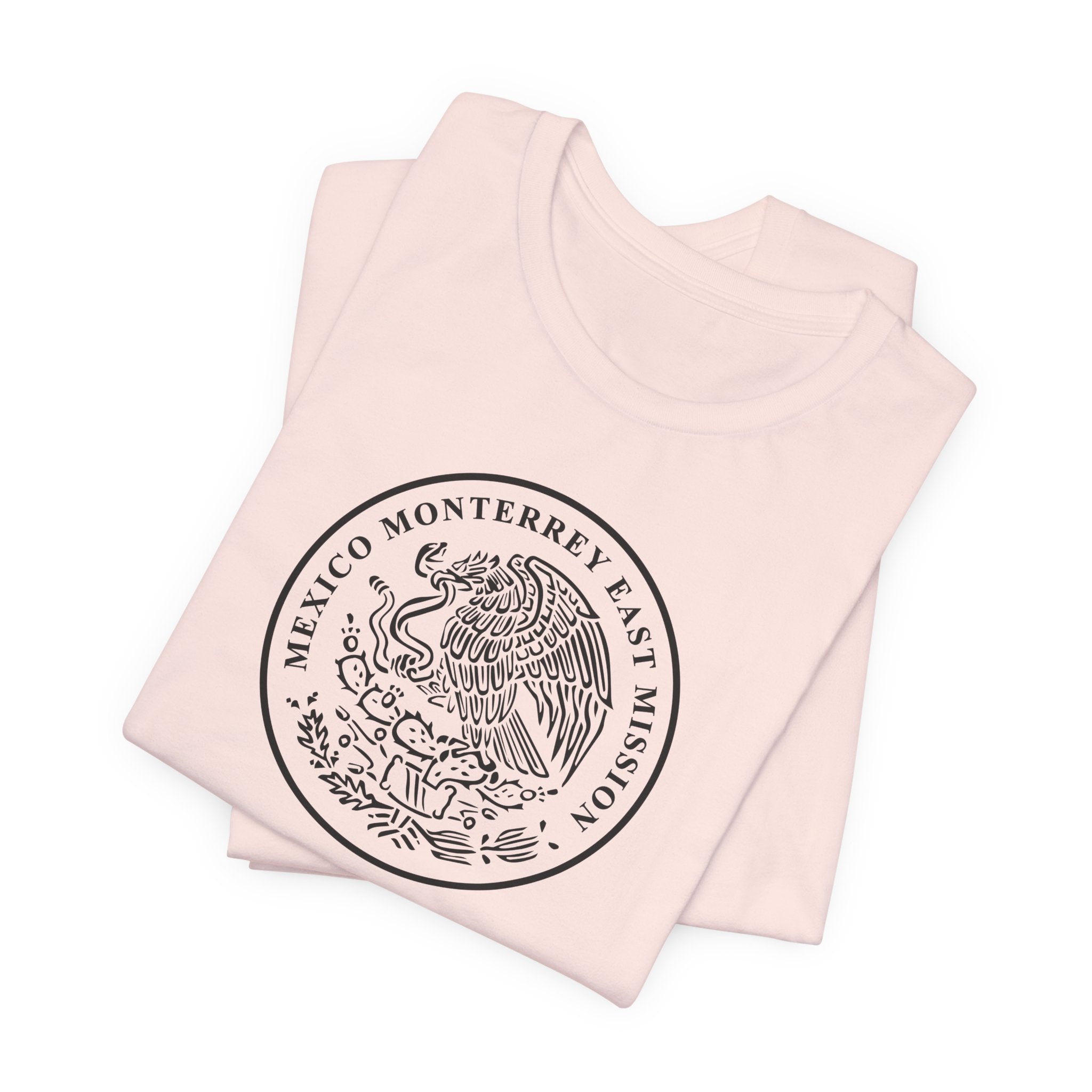 Mexico Mexico City East Mission Circular Monochrome Logo T-Shirt - Mission Wishlist - LDS Missionary Gift Store