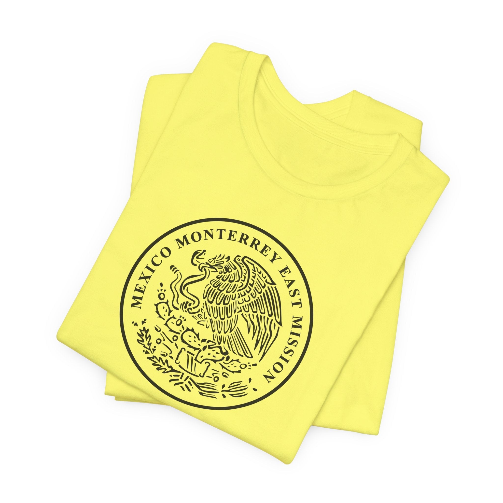 Mexico Mexico City East Mission Circular Monochrome Logo T-Shirt - Mission Wishlist - LDS Missionary Gift Store