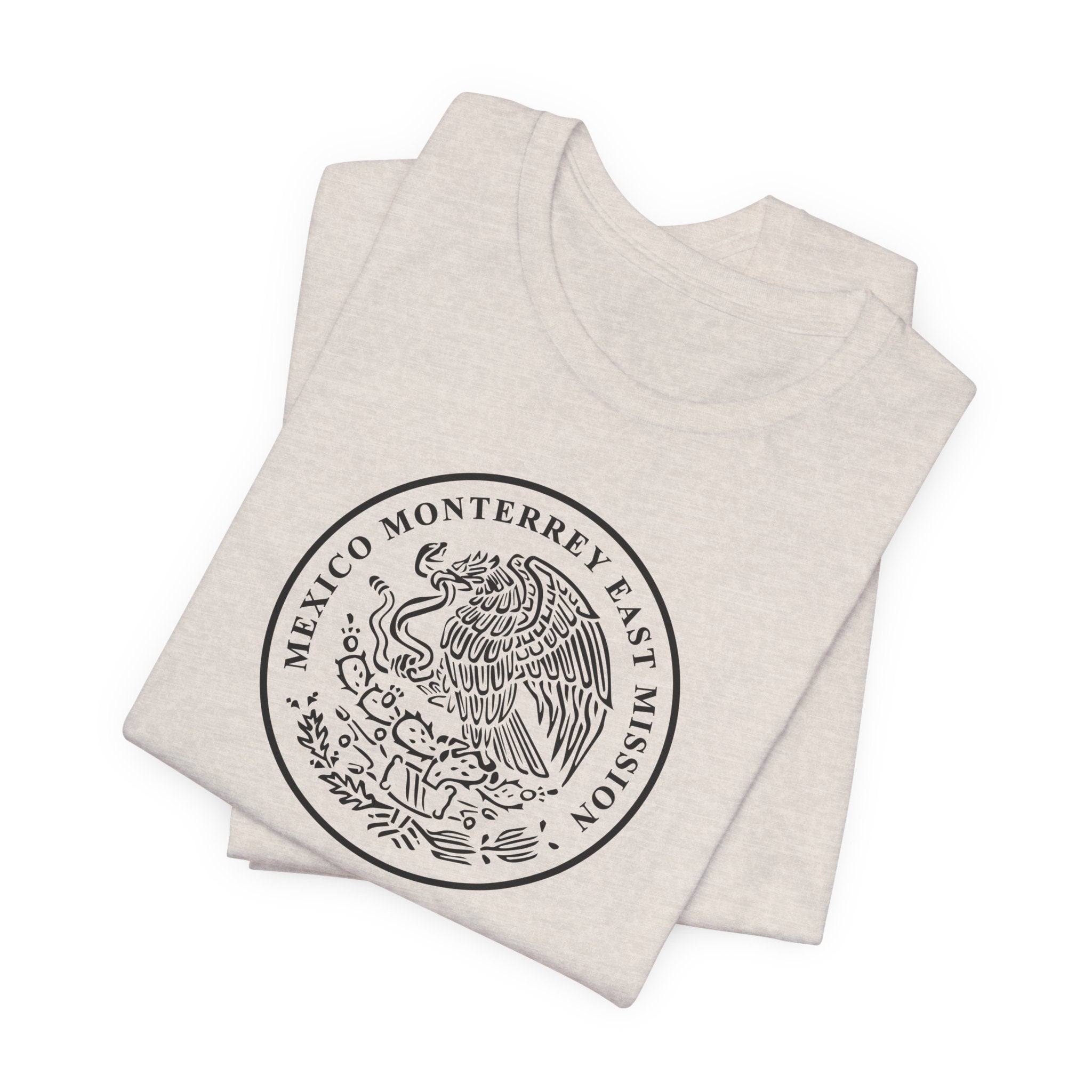 Mexico Mexico City East Mission Circular Monochrome Logo T-Shirt - Mission Wishlist - LDS Missionary Gift Store