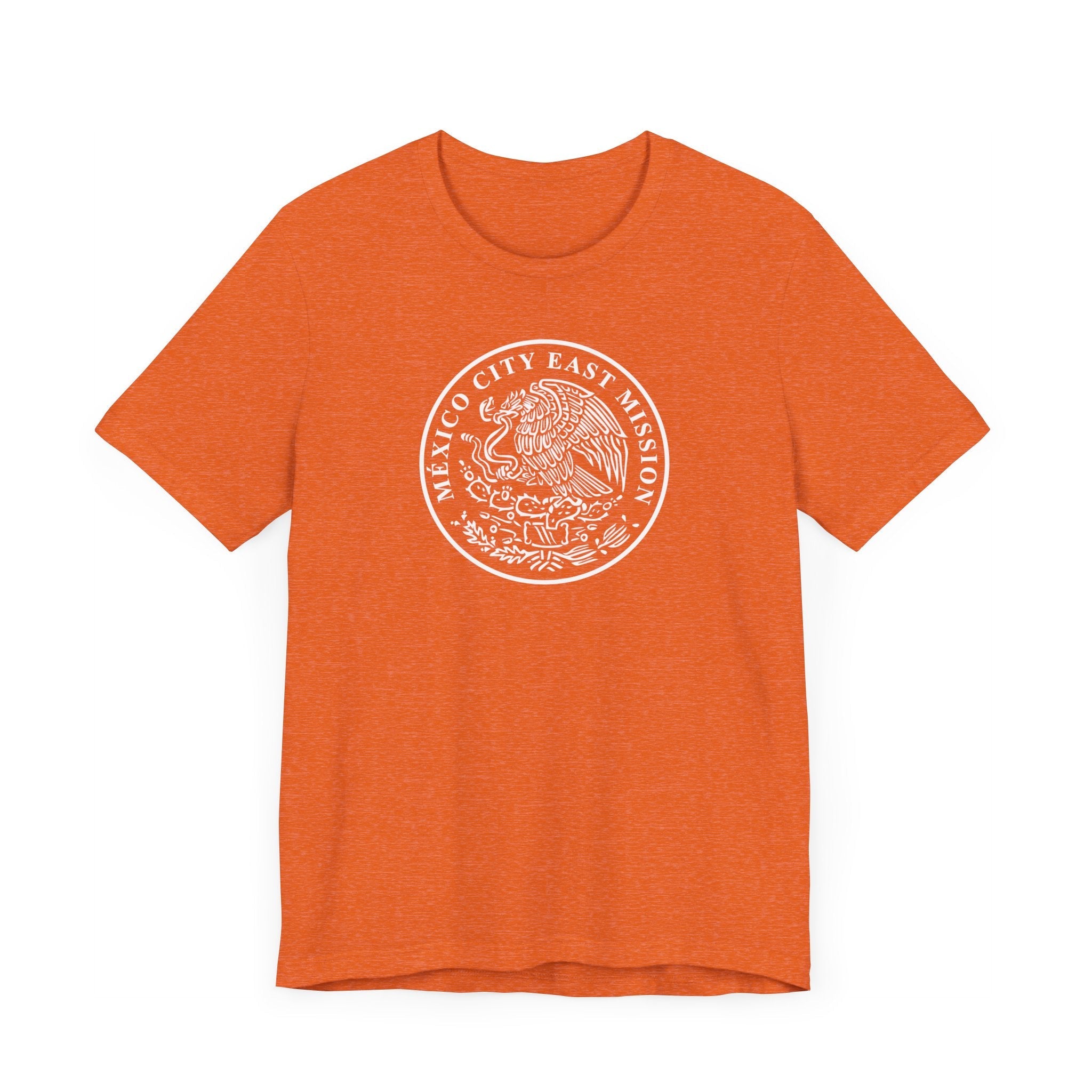 Mexico Mexico City East Mission Circular Monochrome Logo T-Shirt - Latter-Day Saint LDS Missionary Gift - Book of Mormon