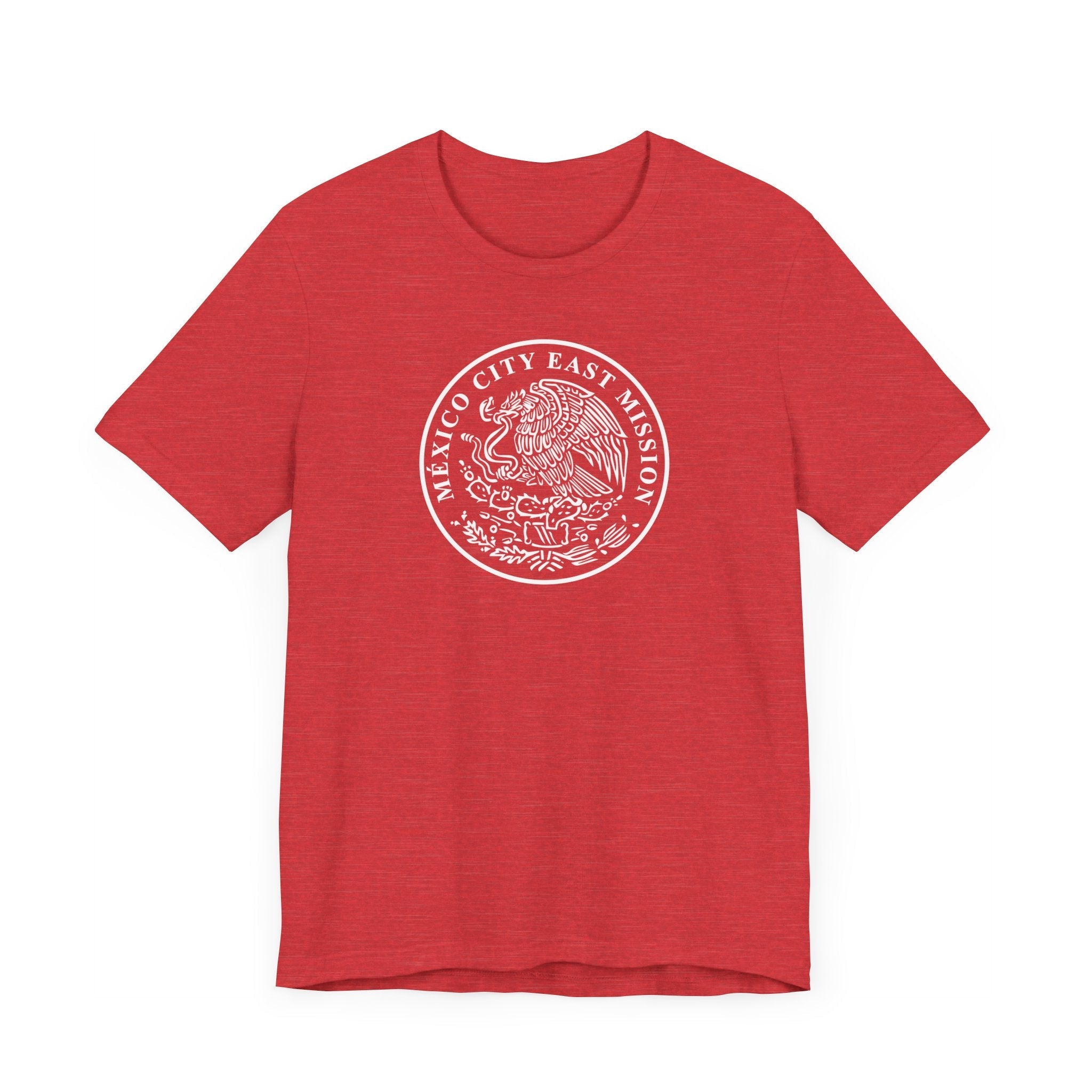 Mexico Mexico City East Mission Circular Monochrome Logo T-Shirt - Latter-Day Saint LDS Missionary Gift - Book of Mormon