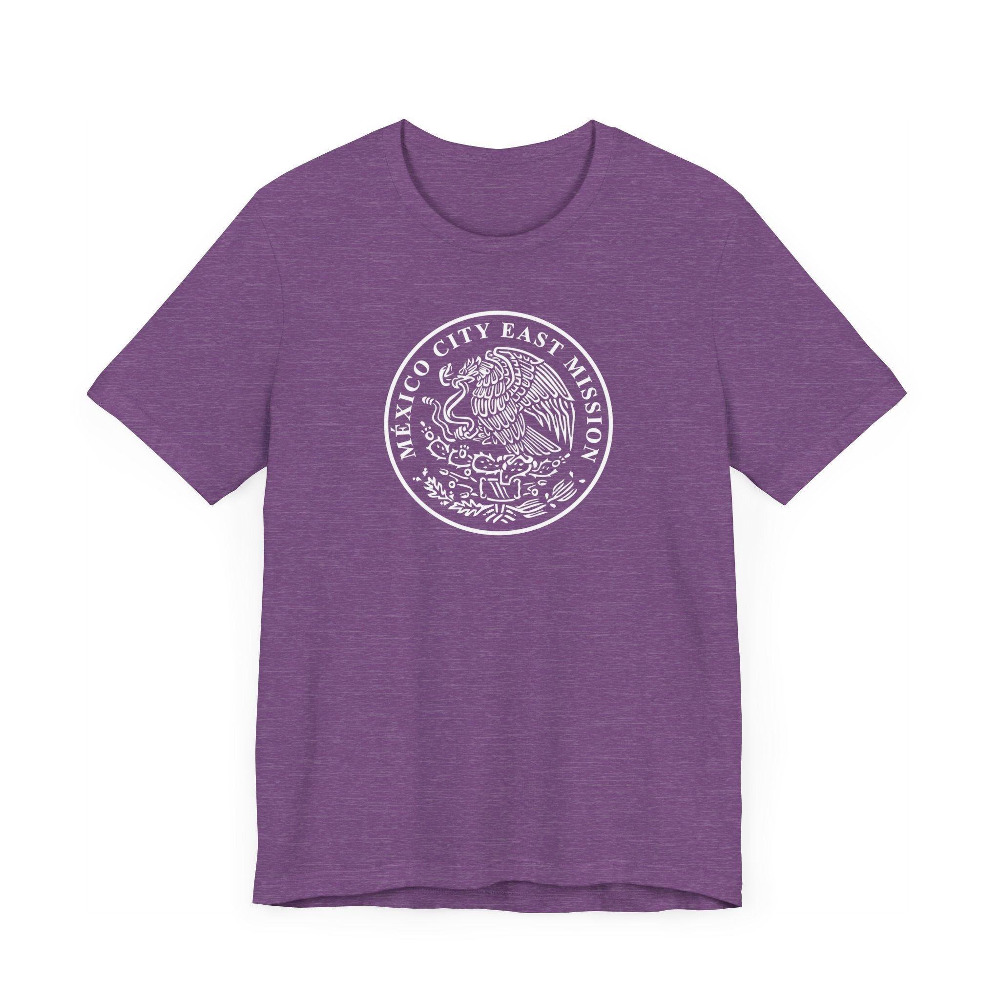 Mexico Mexico City East Mission Circular Monochrome Logo T-Shirt - Latter-Day Saint LDS Missionary Gift - Book of Mormon