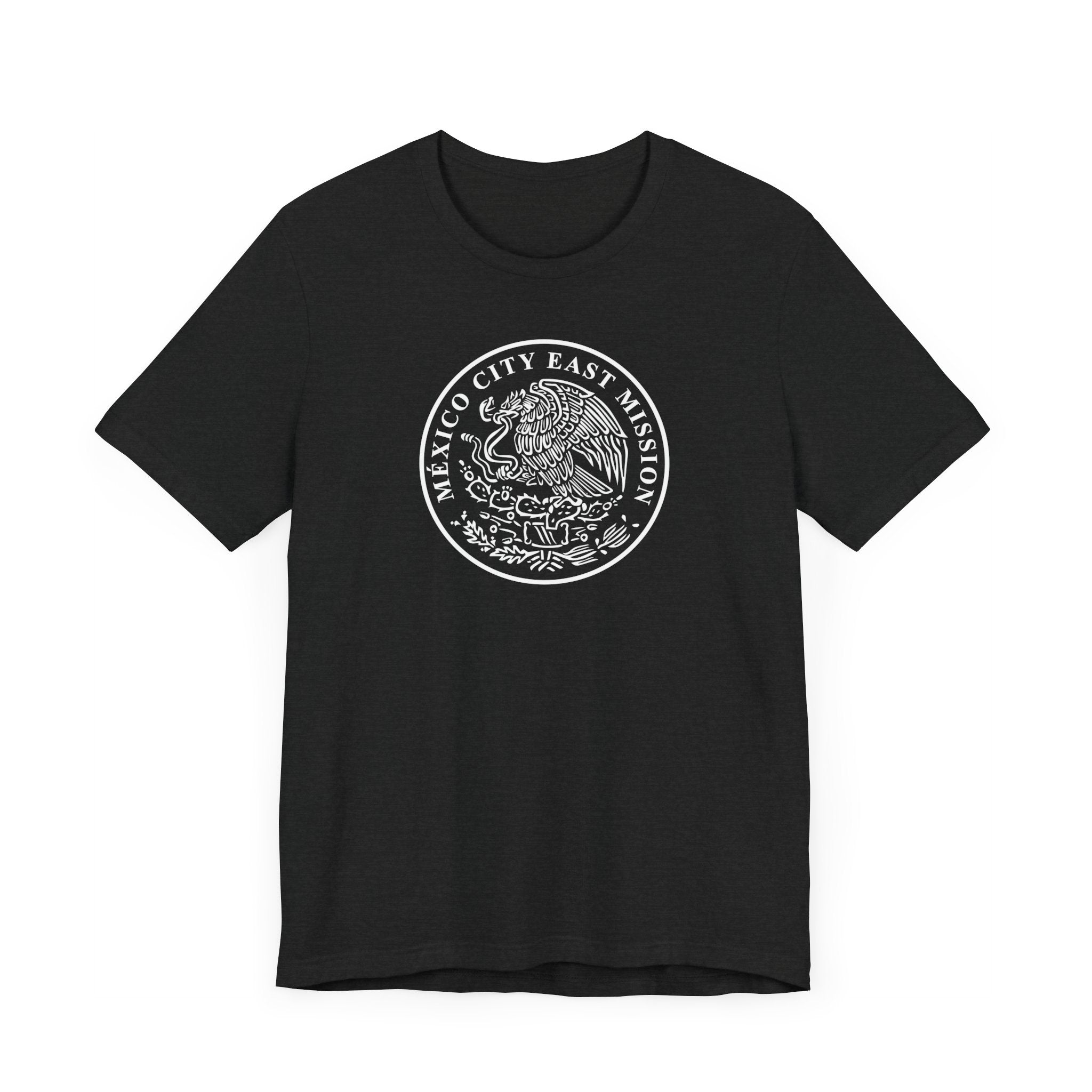 Mexico Mexico City East Mission Circular Monochrome Logo T-Shirt - Latter-Day Saint LDS Missionary Gift - Book of Mormon